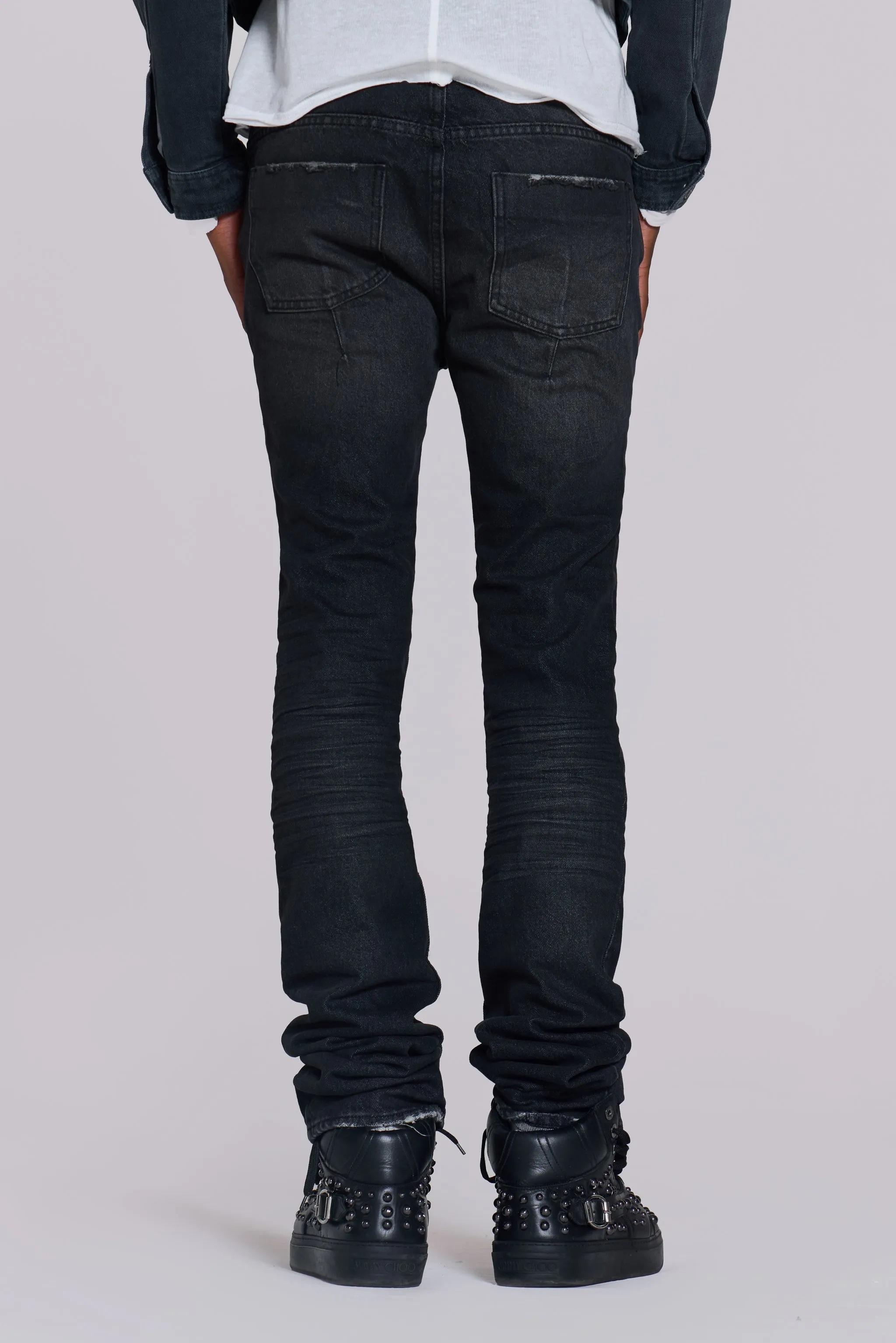 Washed Black Drain Jeans sold by Jaded London product image thumbnail 4