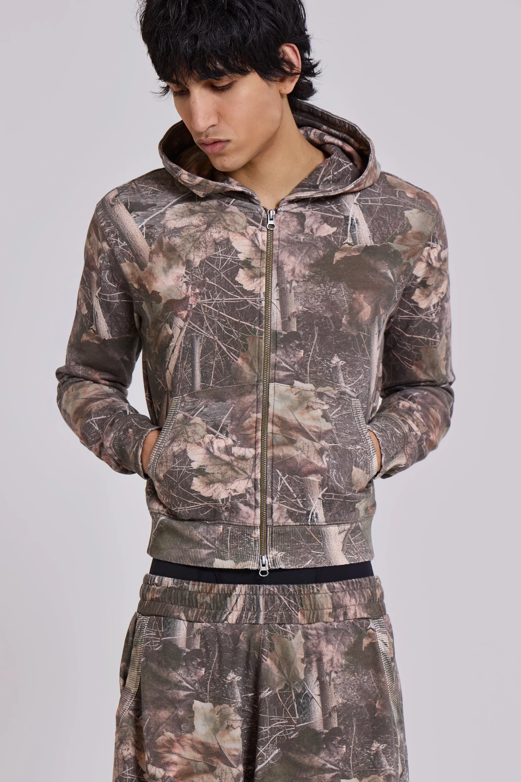 Woodland Camo Mini Monster Hoodie sold by Jaded London