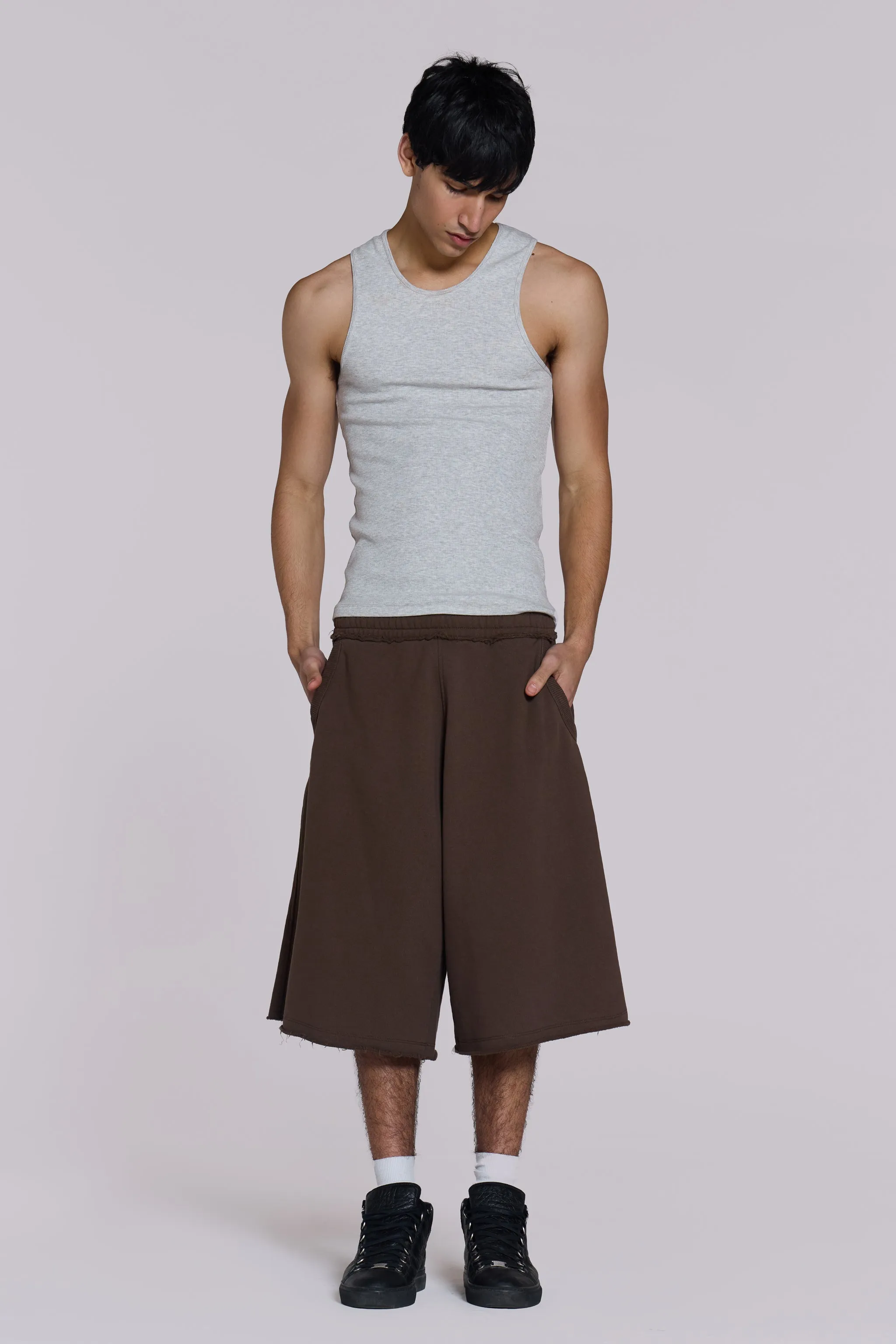 Chocolate Brown Monster Jogger Shorts sold by Jaded London product image thumbnail 2