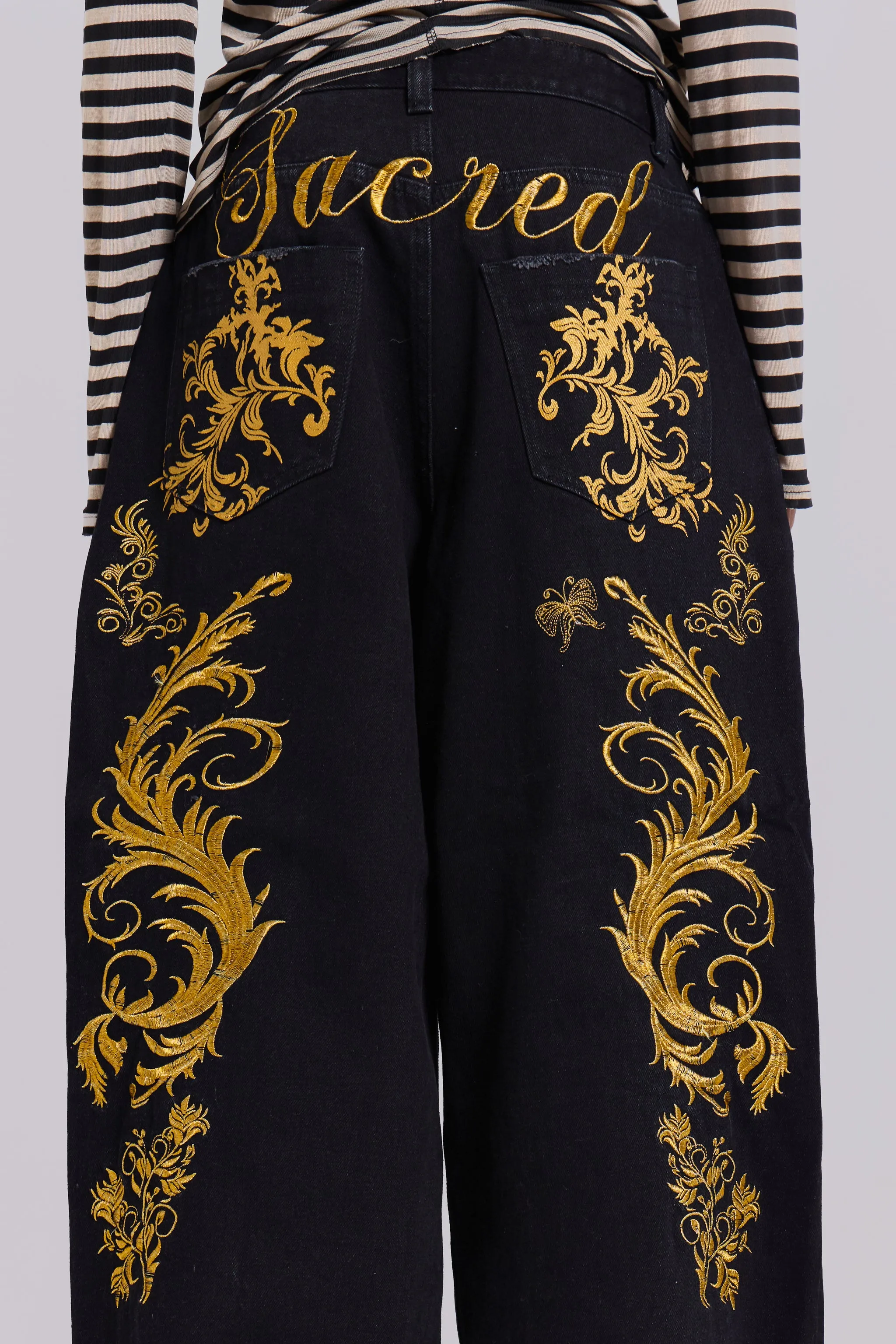 Sacred XL Colossus Jeans sold by Jaded London product image thumbnail 5