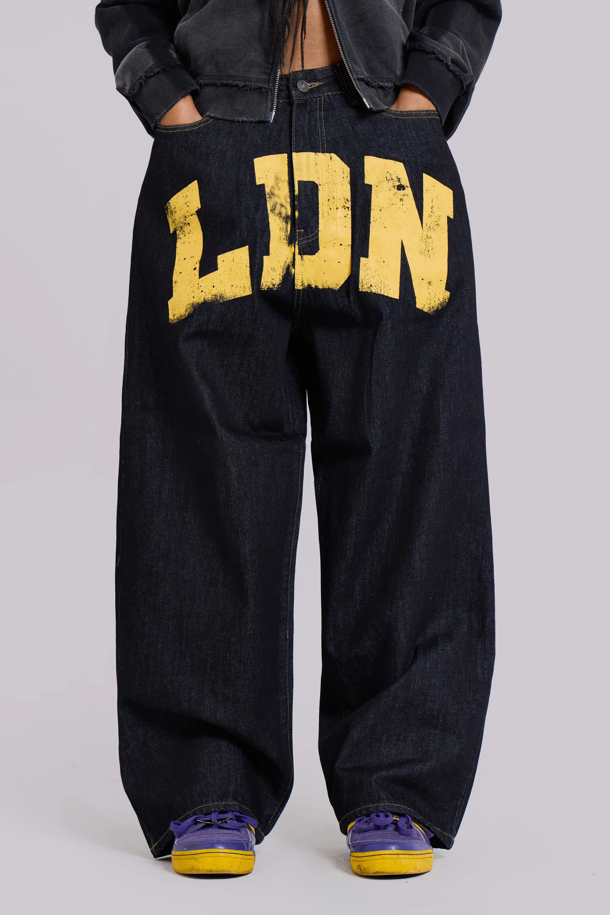 LDN XL Colossus Jeans sold by Jaded London product image thumbnail 2