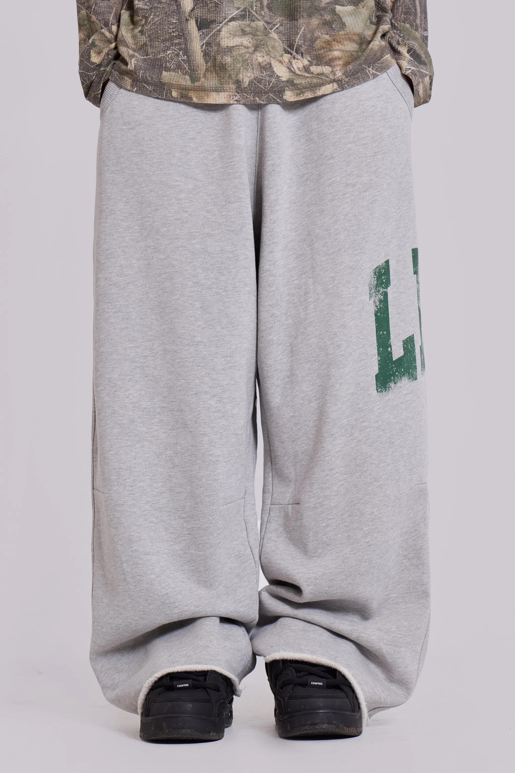 LDN Print Grey Marl Monster Joggers sold by Jaded London product image thumbnail 3