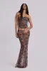 Cibelle Chiffon Corset Top sold by Jaded London