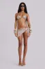 Betina Metallic Button Bikini Top sold by Jaded London