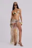 Thalita Cut Out Maxi Skirt with Bead Trims sold by Jaded London