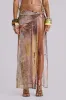 Thalita Cut Out Maxi Skirt with Bead Trims sold by Jaded London