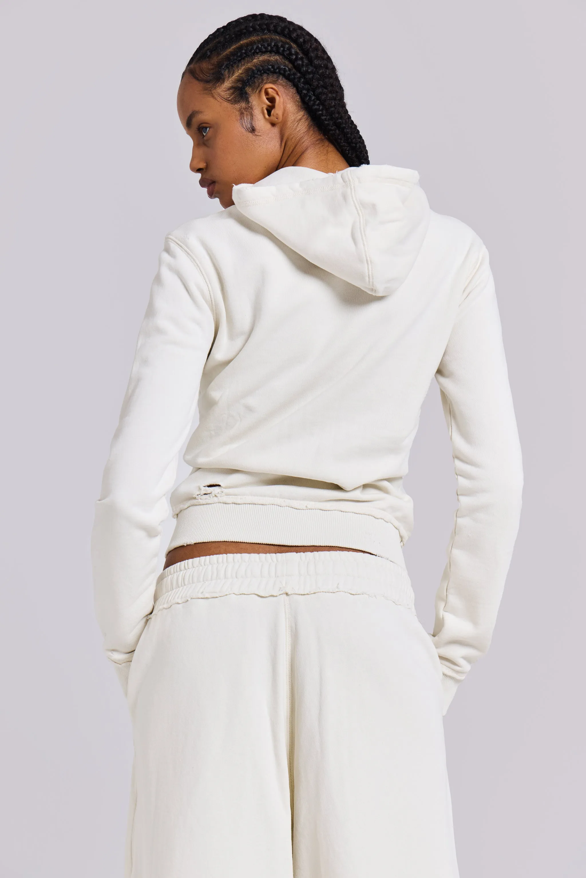 White Mini Monster Hoodie sold by Jaded London product image thumbnail 5