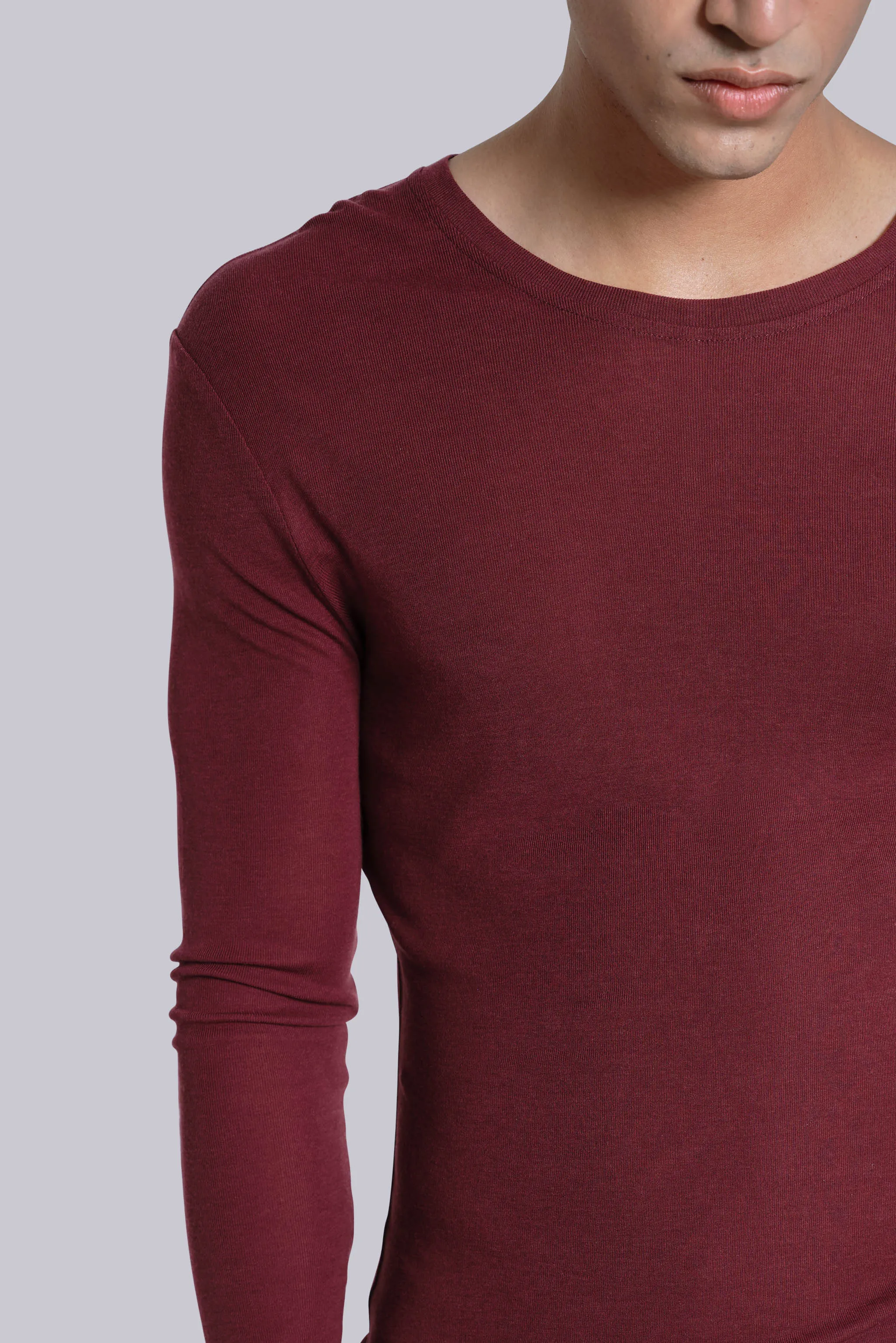 Burgundy Haze Long Sleeve Top sold by Jaded London product image thumbnail 4