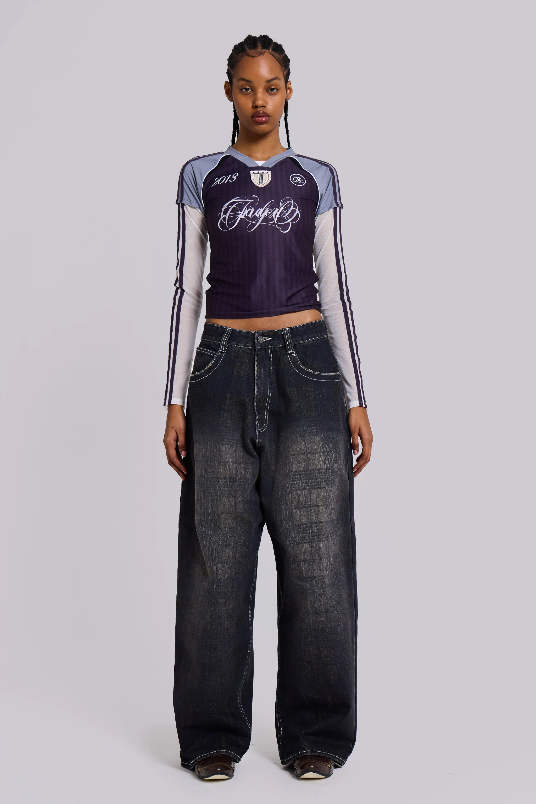 Check XL Colossus Carpenter Jeans sold by Jaded London product image thumbnail 3