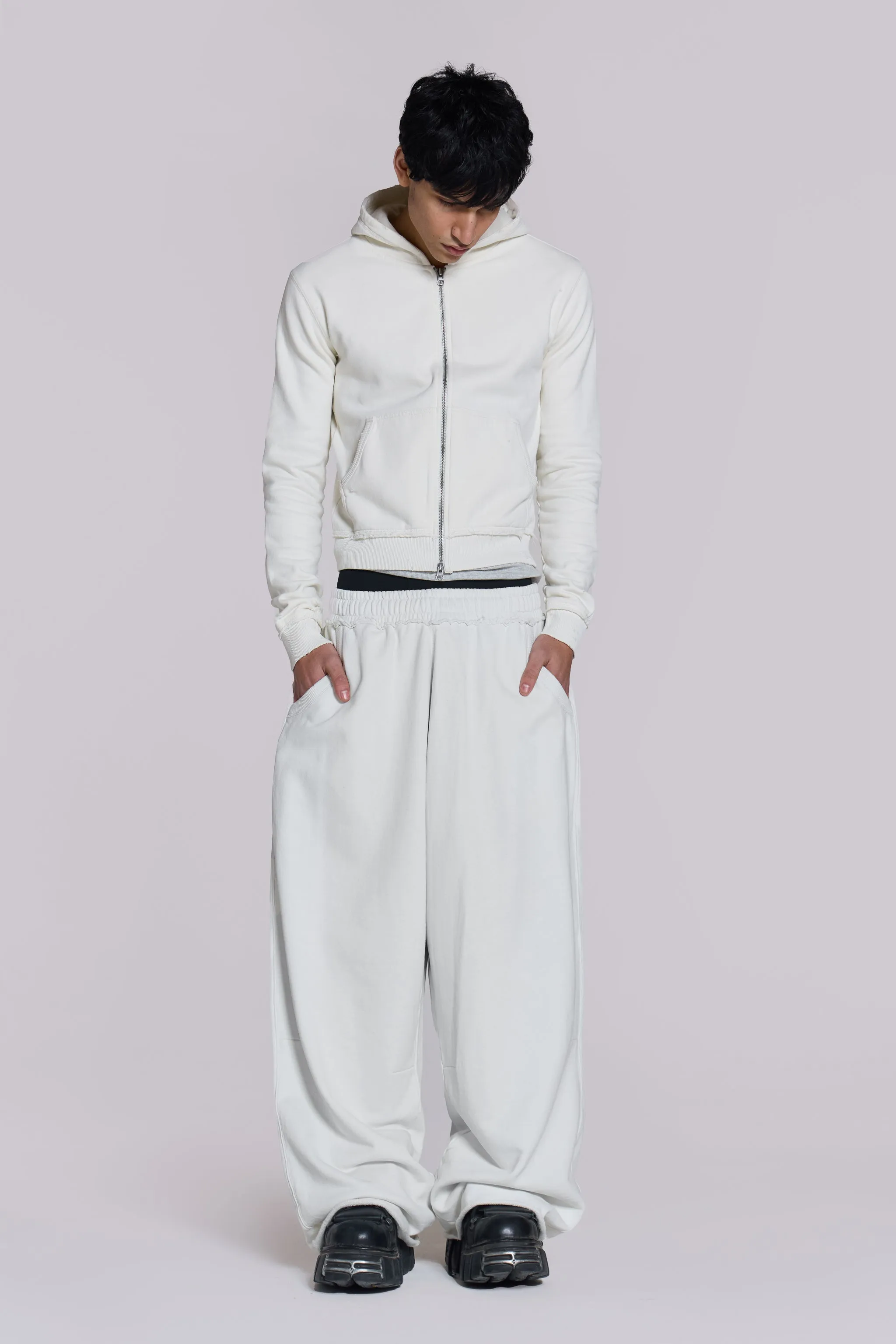 Off White Baggy Monster Joggers sold by Jaded London product image thumbnail 5