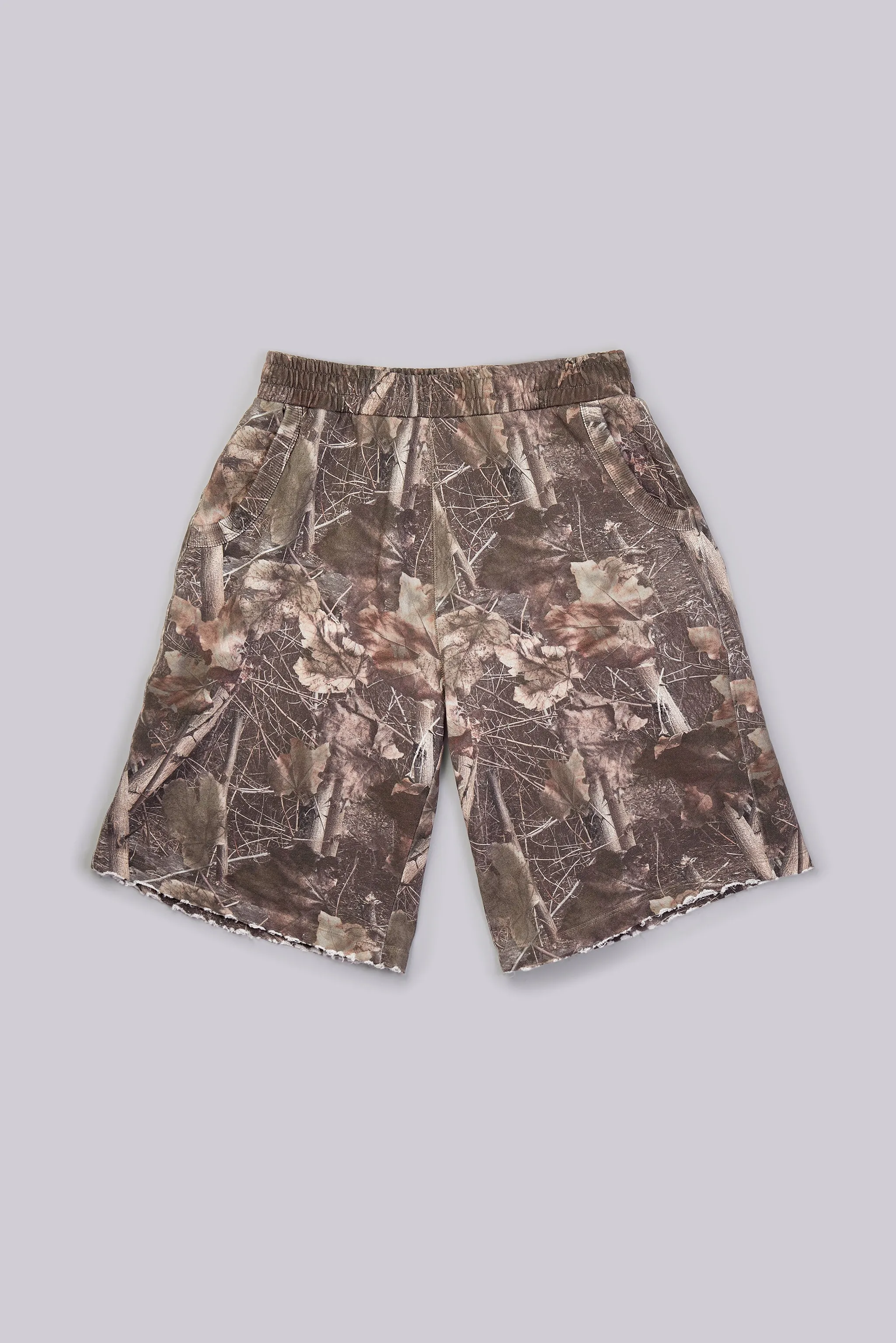 Woodland Camo Monster Jogger Shorts | Parallel