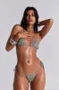 Xtal Studded Bikini Top sold by Jaded London