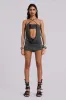 Selma Backless Draped Mini Dress sold by Jaded London