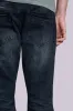 Indigo Creased Drift Flared Jeans sold by Jaded London