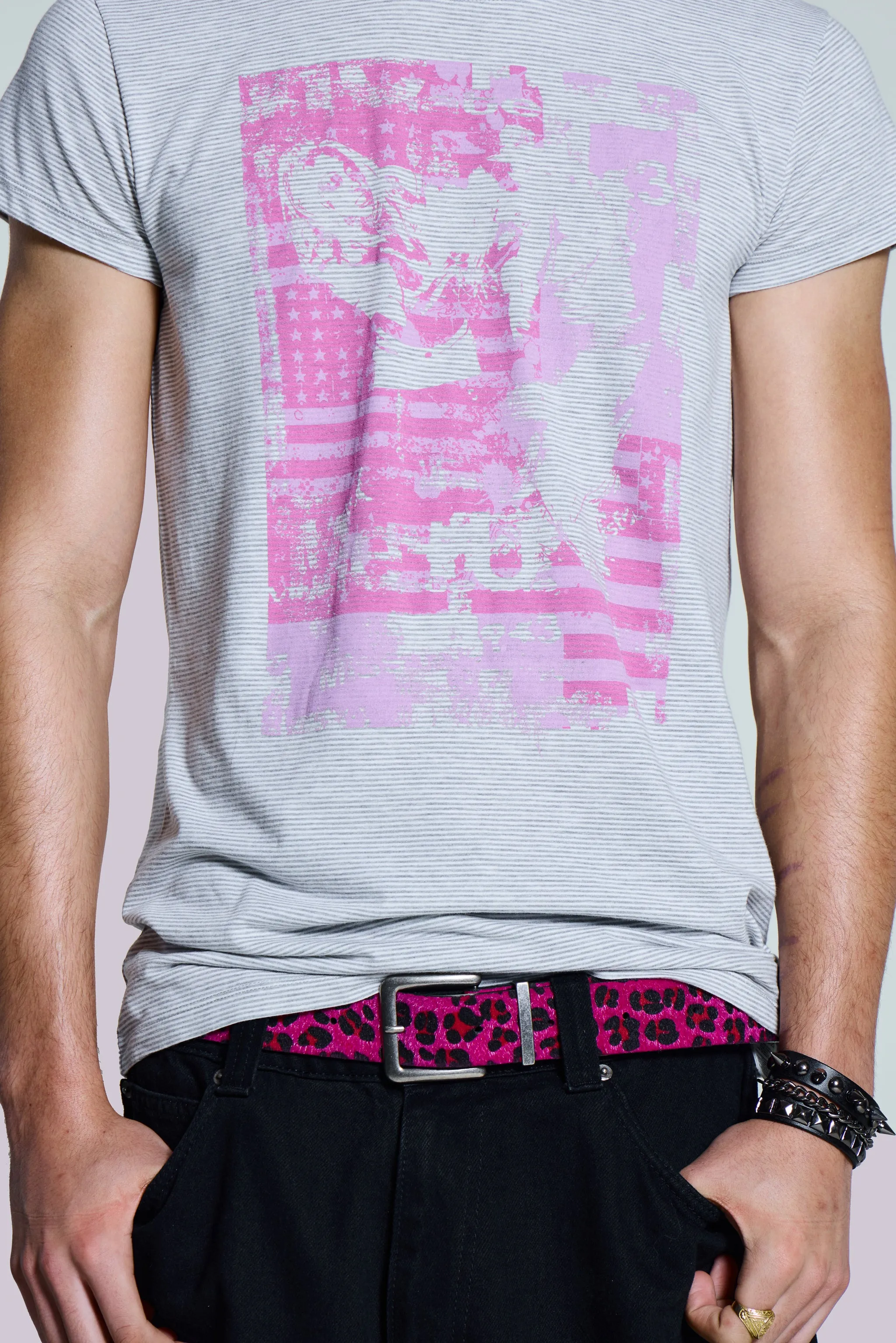 Tour Stripe T-Shirt sold by Jaded London product image thumbnail 5