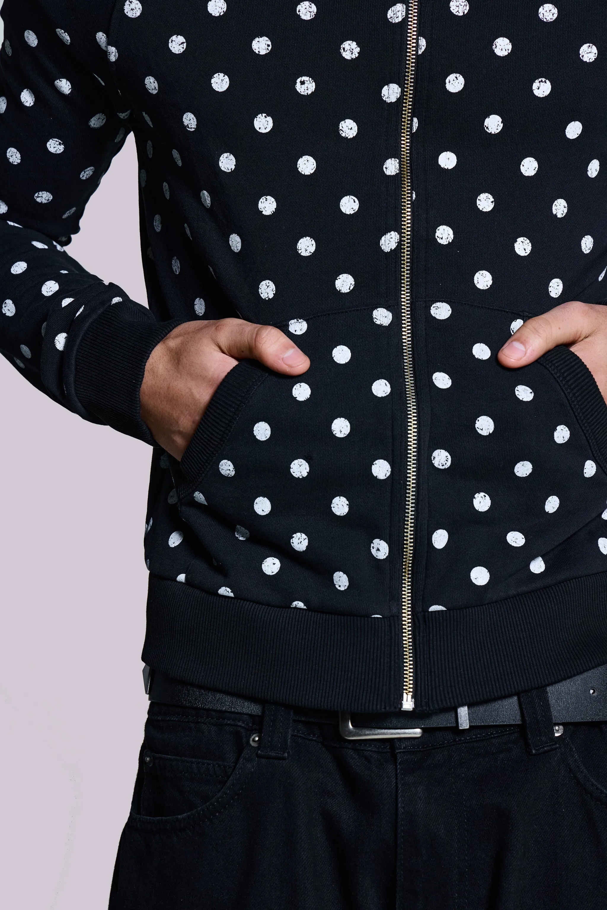 Mono Black Polkadot Hoodie sold by Jaded London product image thumbnail 5