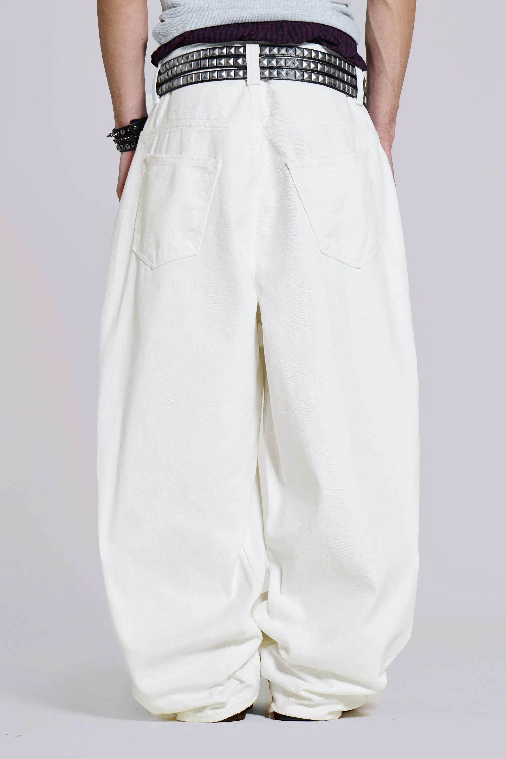 Off White XL Colossus Jeans sold by Jaded London product image thumbnail 3