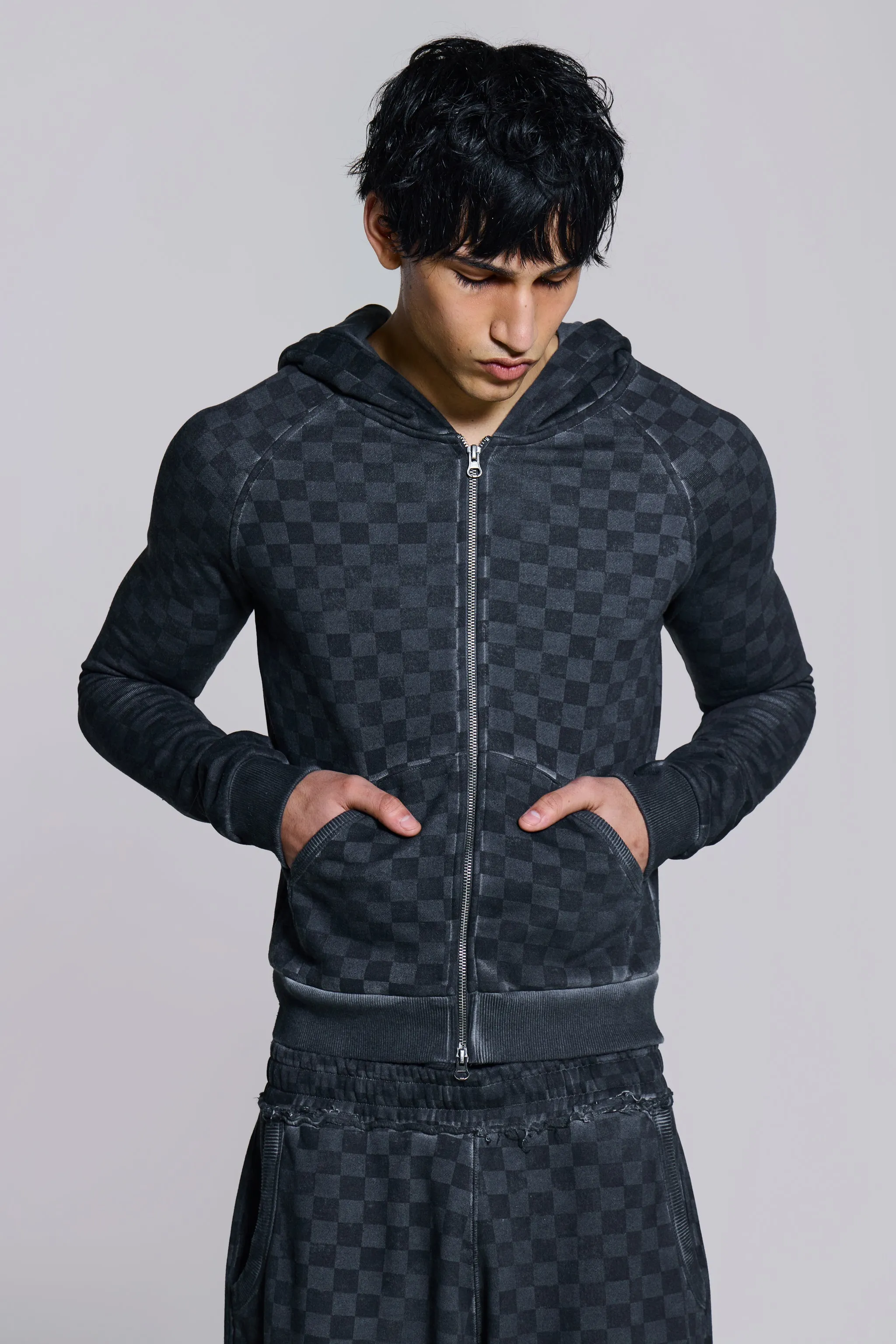 Checkerboard Mini Monster Hoodie sold by Jaded London product image thumbnail 5