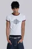 Divine Solutions Ringer T-Shirt sold by Jaded London