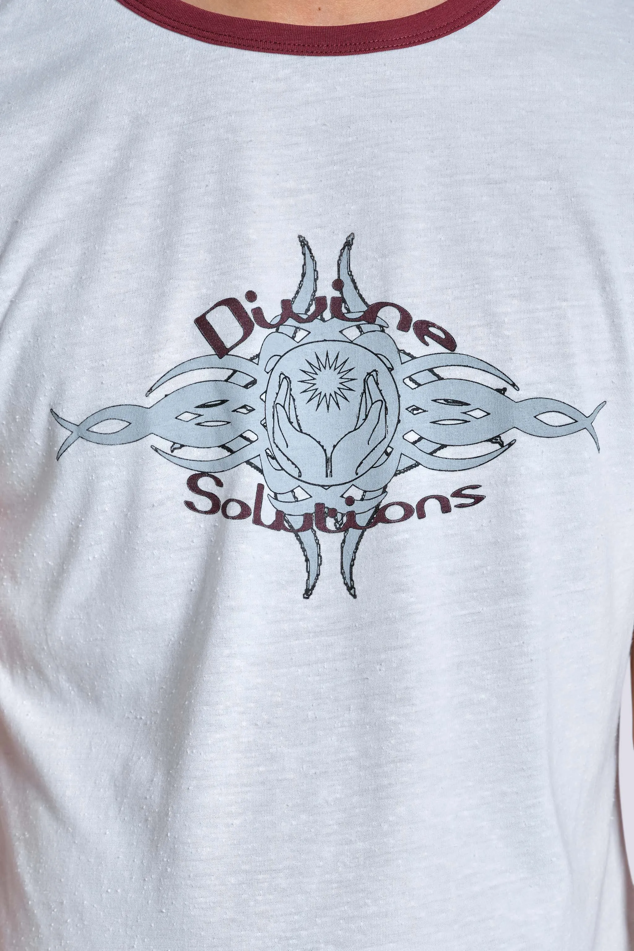 トップス jaded london Divine Solutions Ringer t Harsher T-Shirt | Jaded London | Clothing