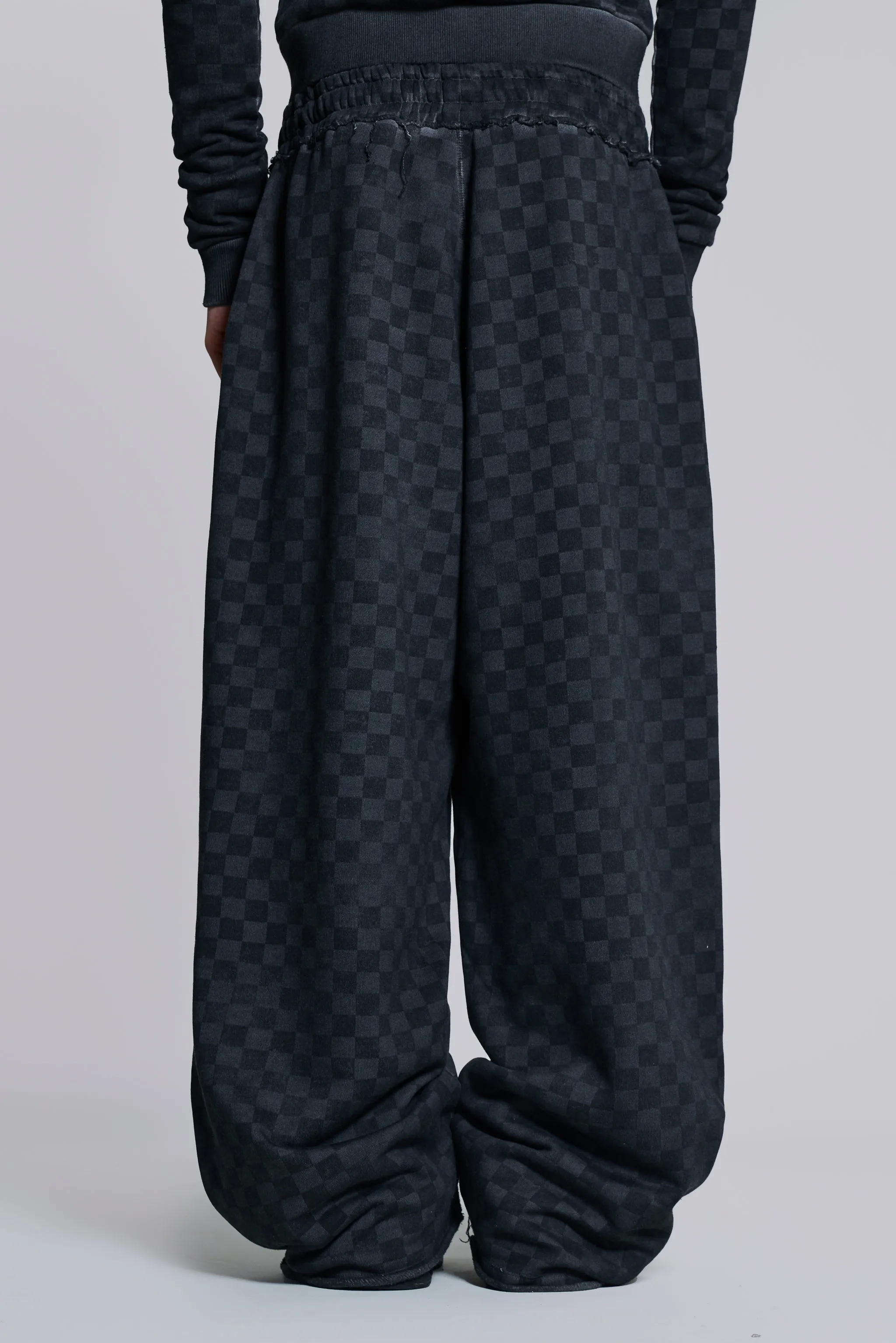 Checkerboard Baggy Monster Joggers sold by Jaded London product image thumbnail 3