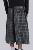 Black Check Jumbo Jorts sold by Jaded London