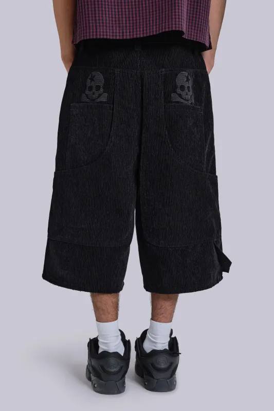 Skull Cord XL Jorts sold by Jaded London