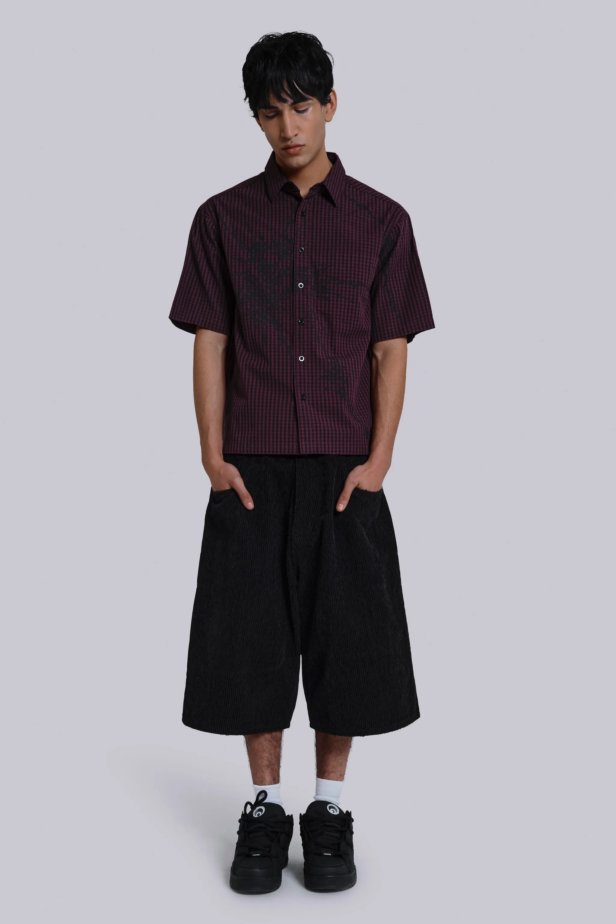 Skull Cord XL Jorts sold by Jaded London product image thumbnail 3