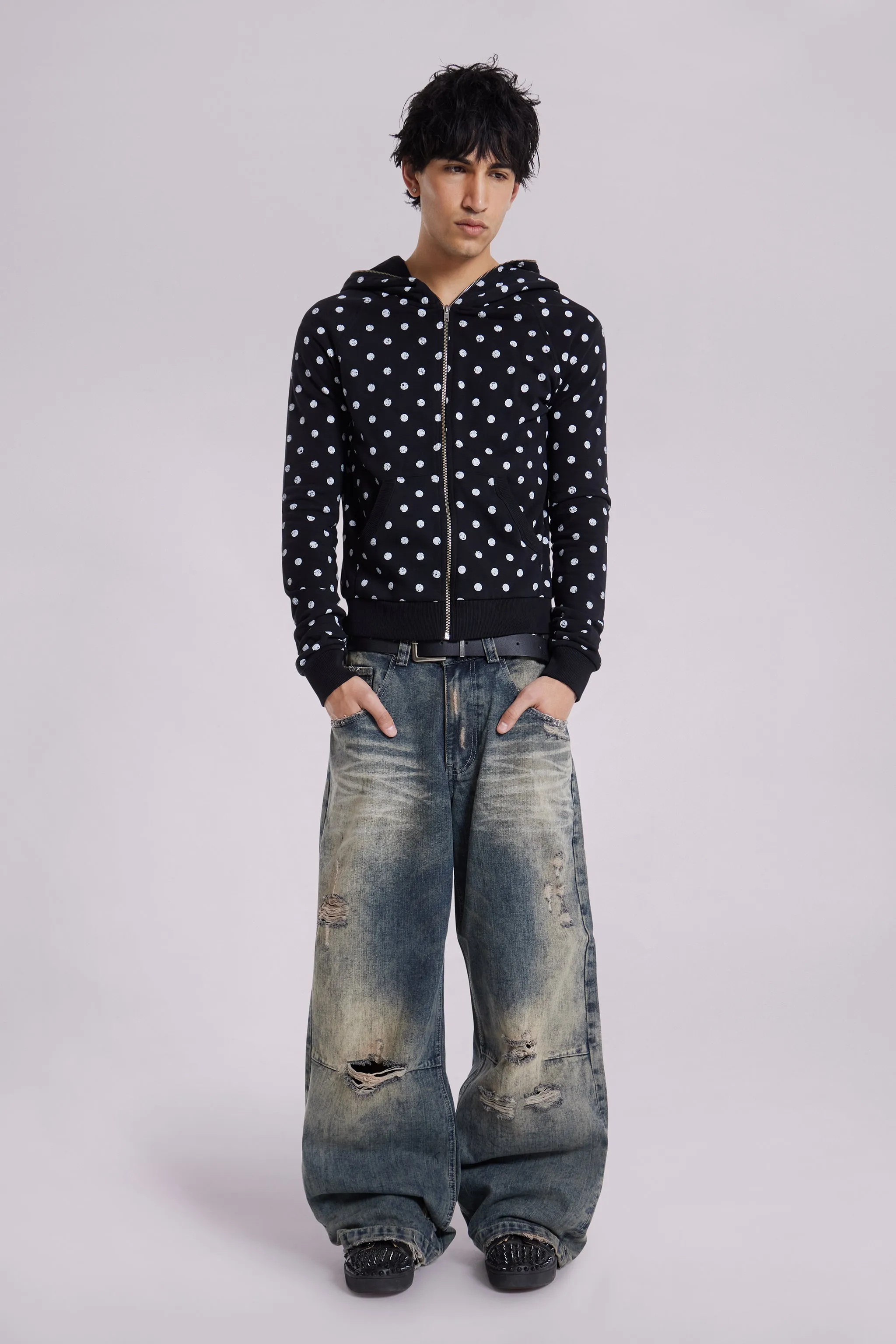 Dirty Lowrise Colossus Jeans sold by Jaded London product image thumbnail 2