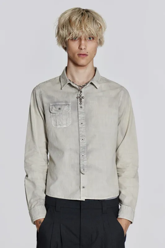 Grit Fitted Shirt sold by Jaded London