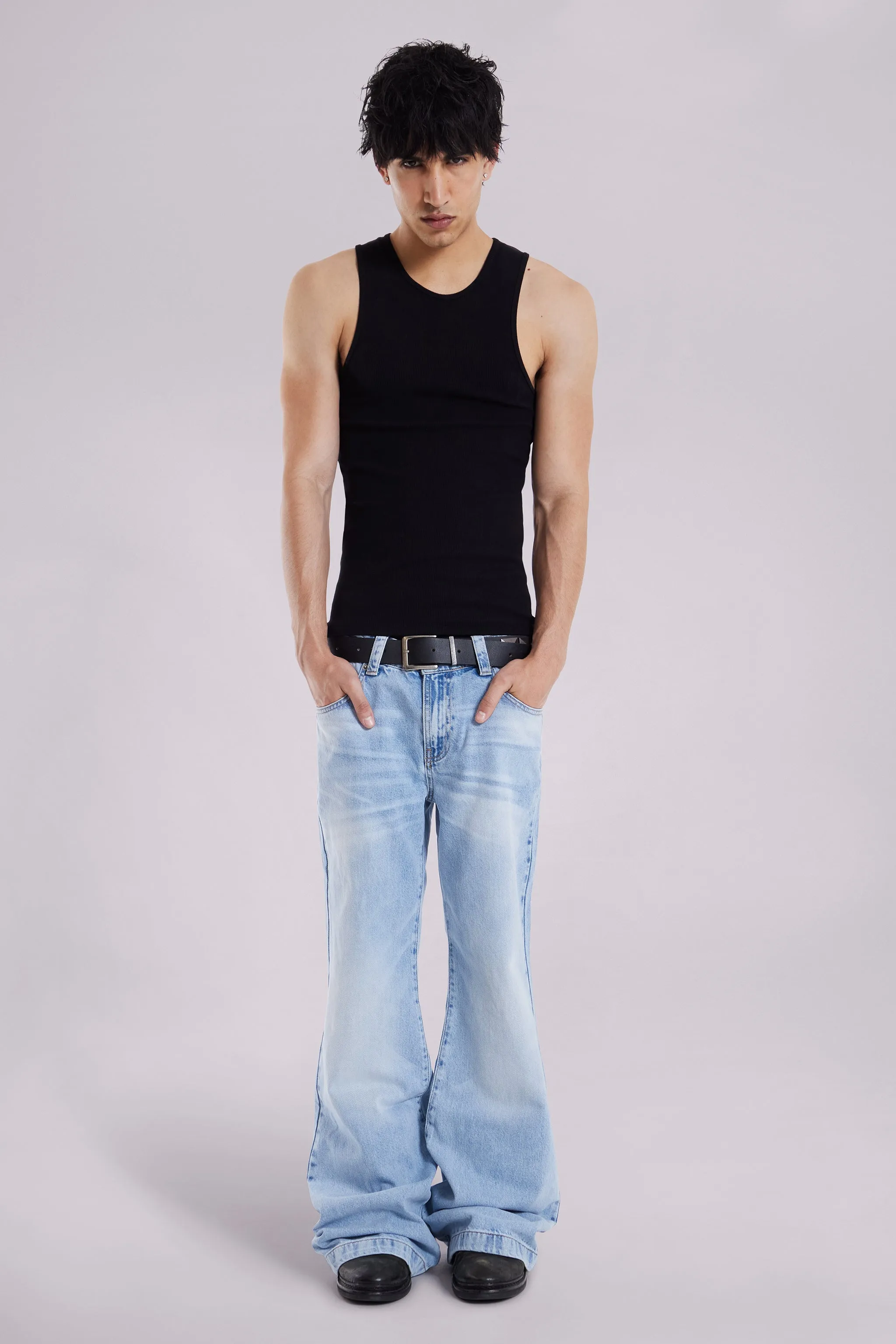Kenny Blaze Flare Jeans sold by Jaded London product image thumbnail 3