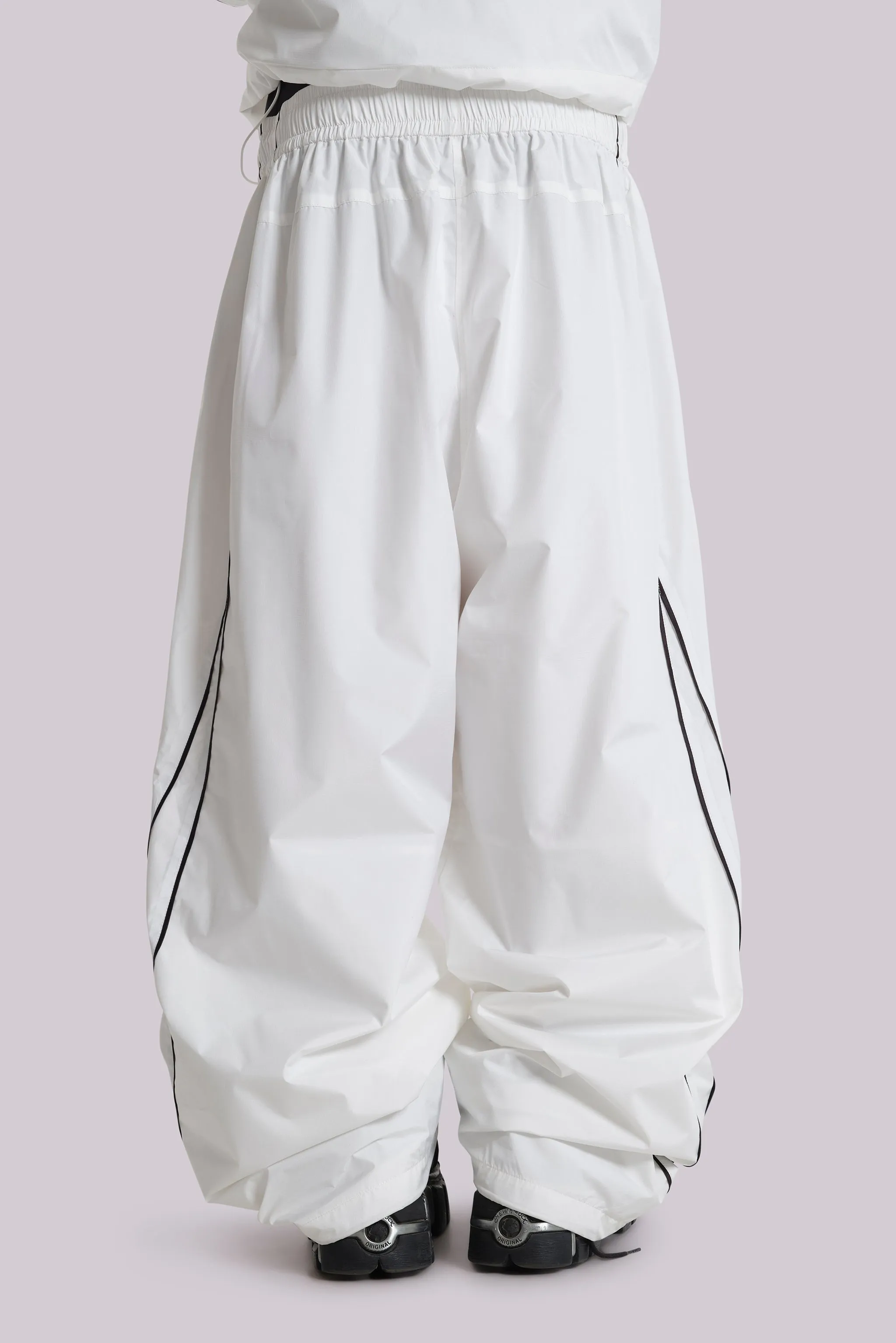 White Vapor Tracksuit Bottoms sold by Jaded London product image thumbnail 5