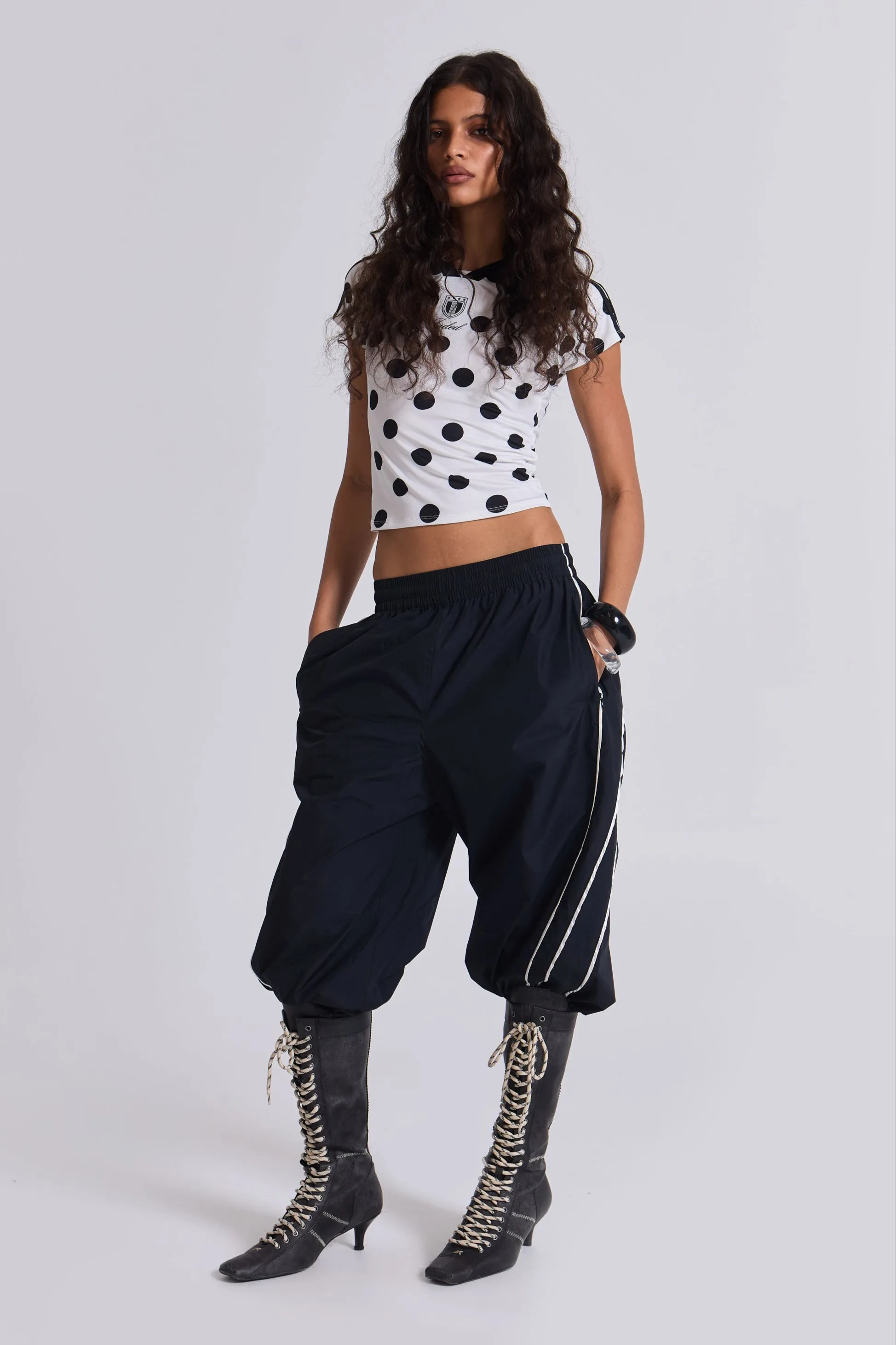 No.13 Polka Dot Football Top sold by Jaded London product image thumbnail 5