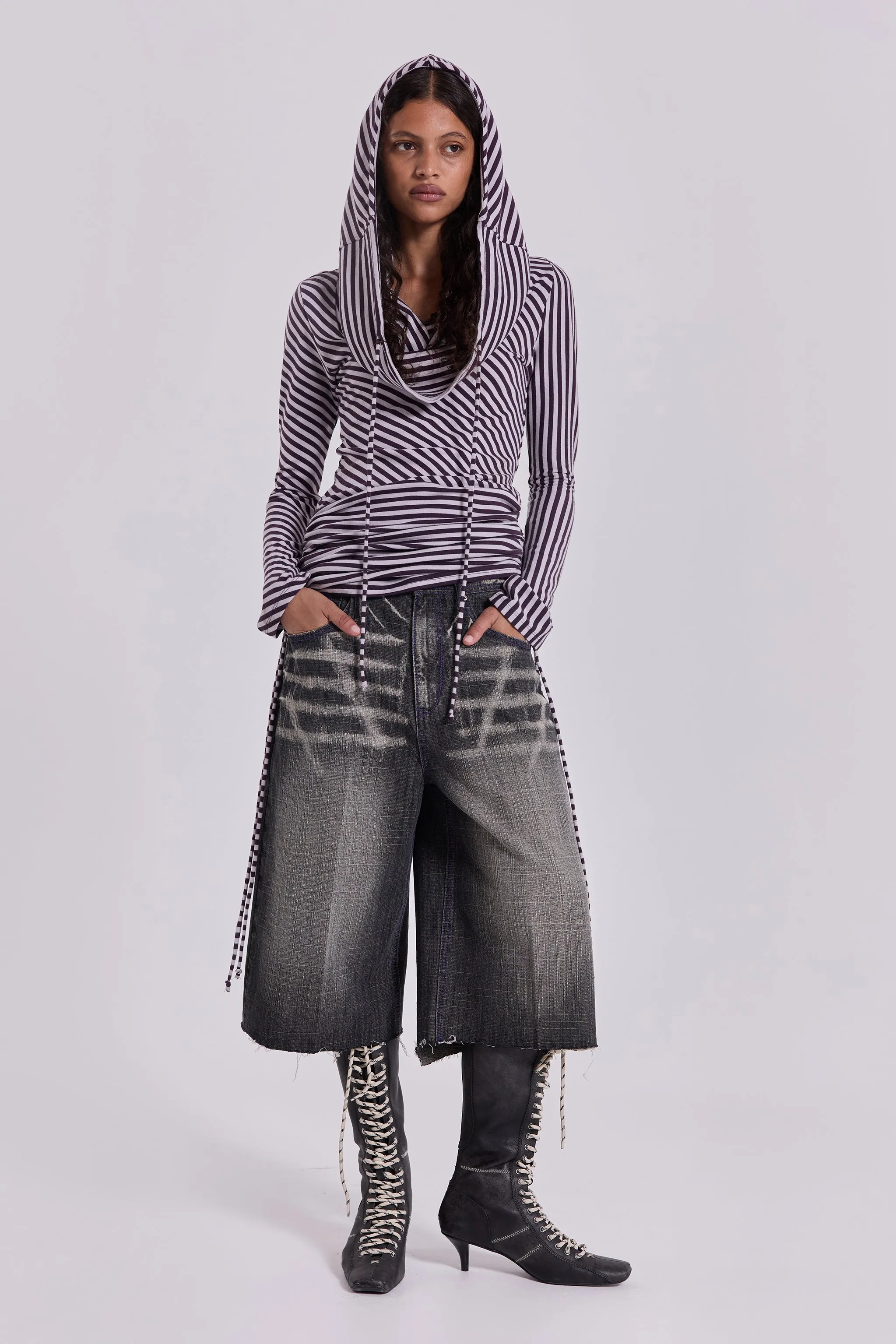 Shard XL Colossus Jorts sold by Jaded London product image thumbnail 3