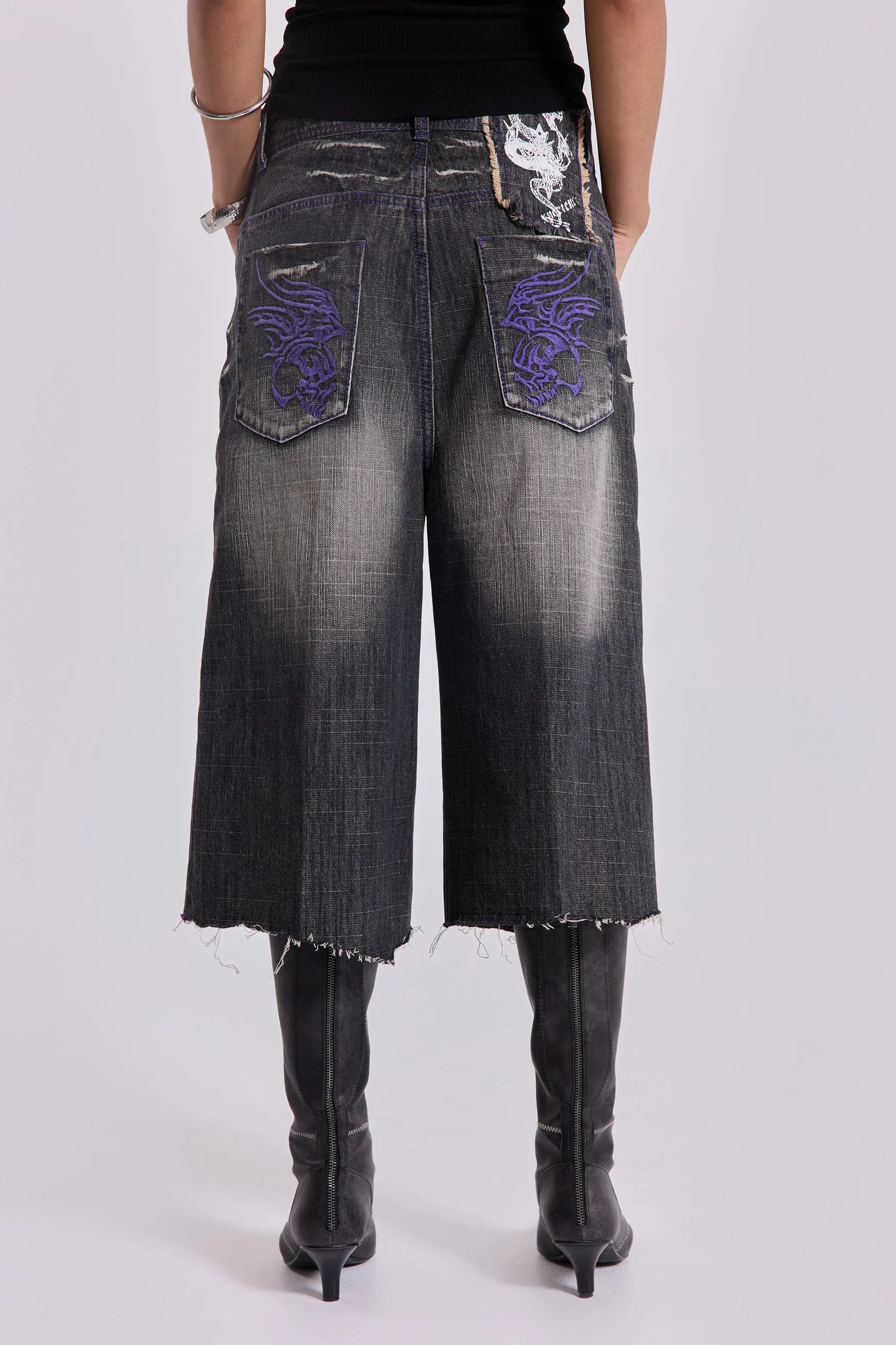 Shard XL Colossus Jorts sold by Jaded London product image thumbnail 4