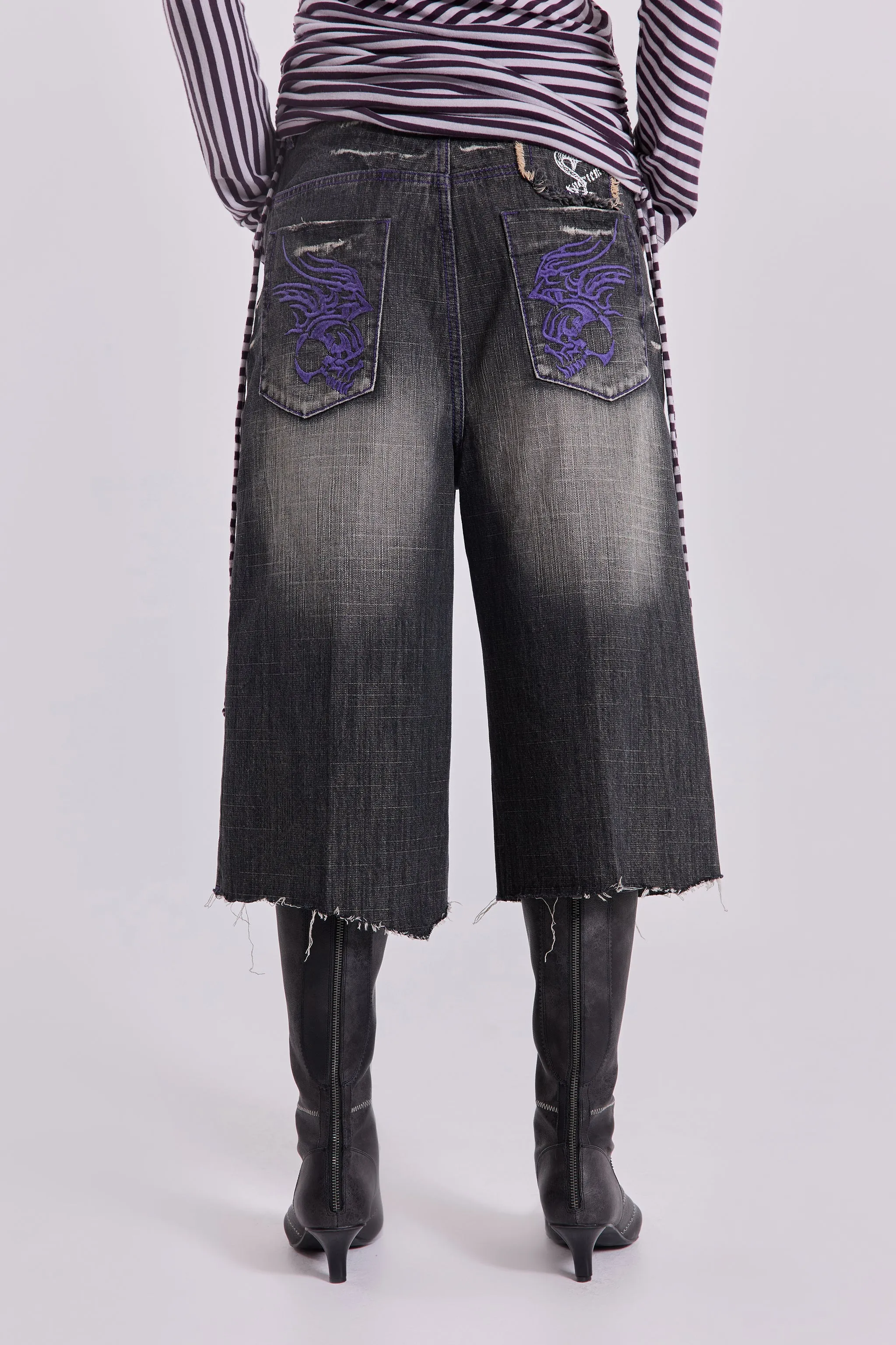 Shard XL Colossus Jorts sold by Jaded London product image thumbnail 2