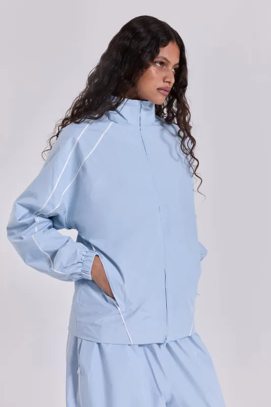 Blue Vapor Tracksuit Top sold by Jaded London