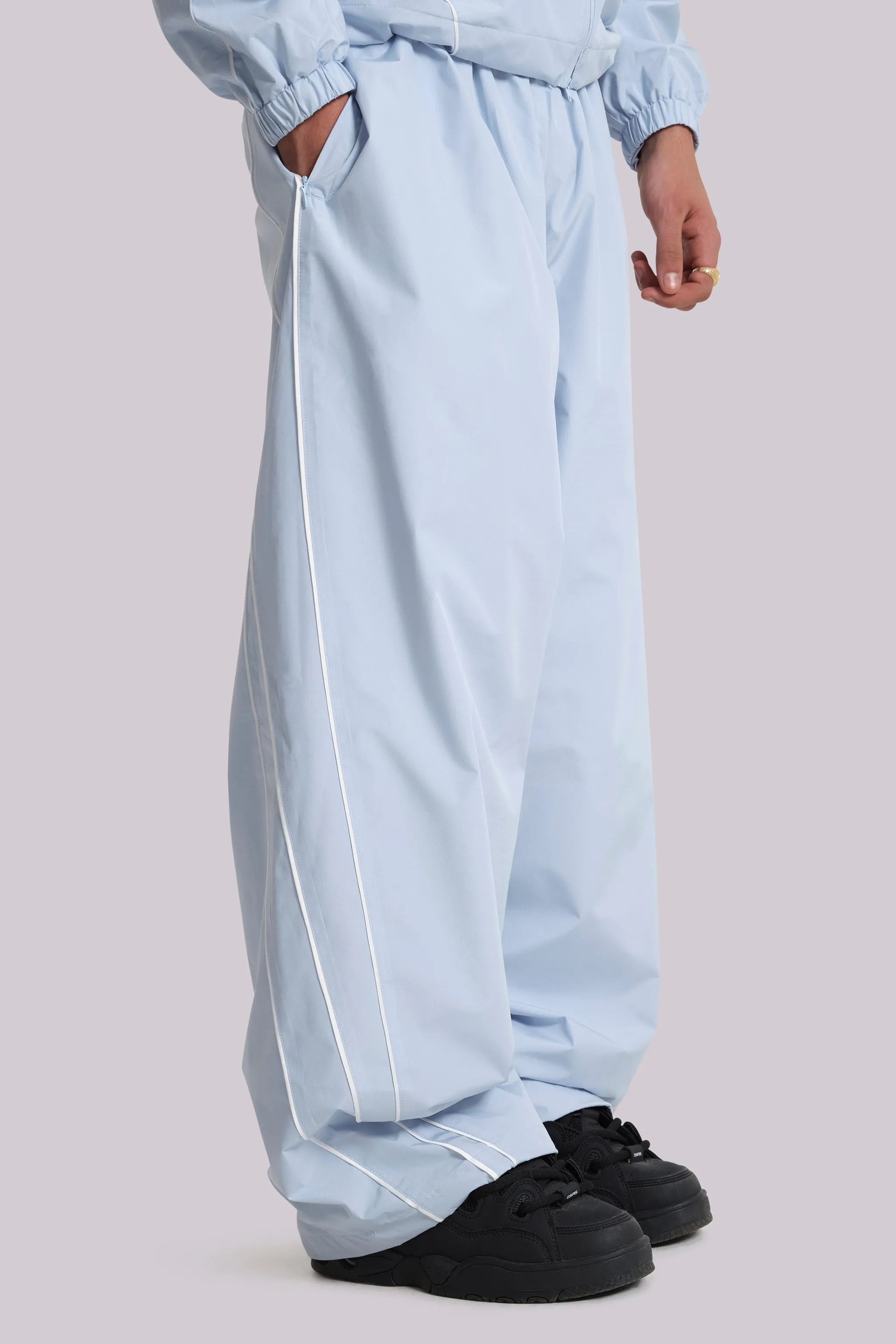 Blue Vapor Tracksuit Bottoms sold by Jaded London product image thumbnail 3