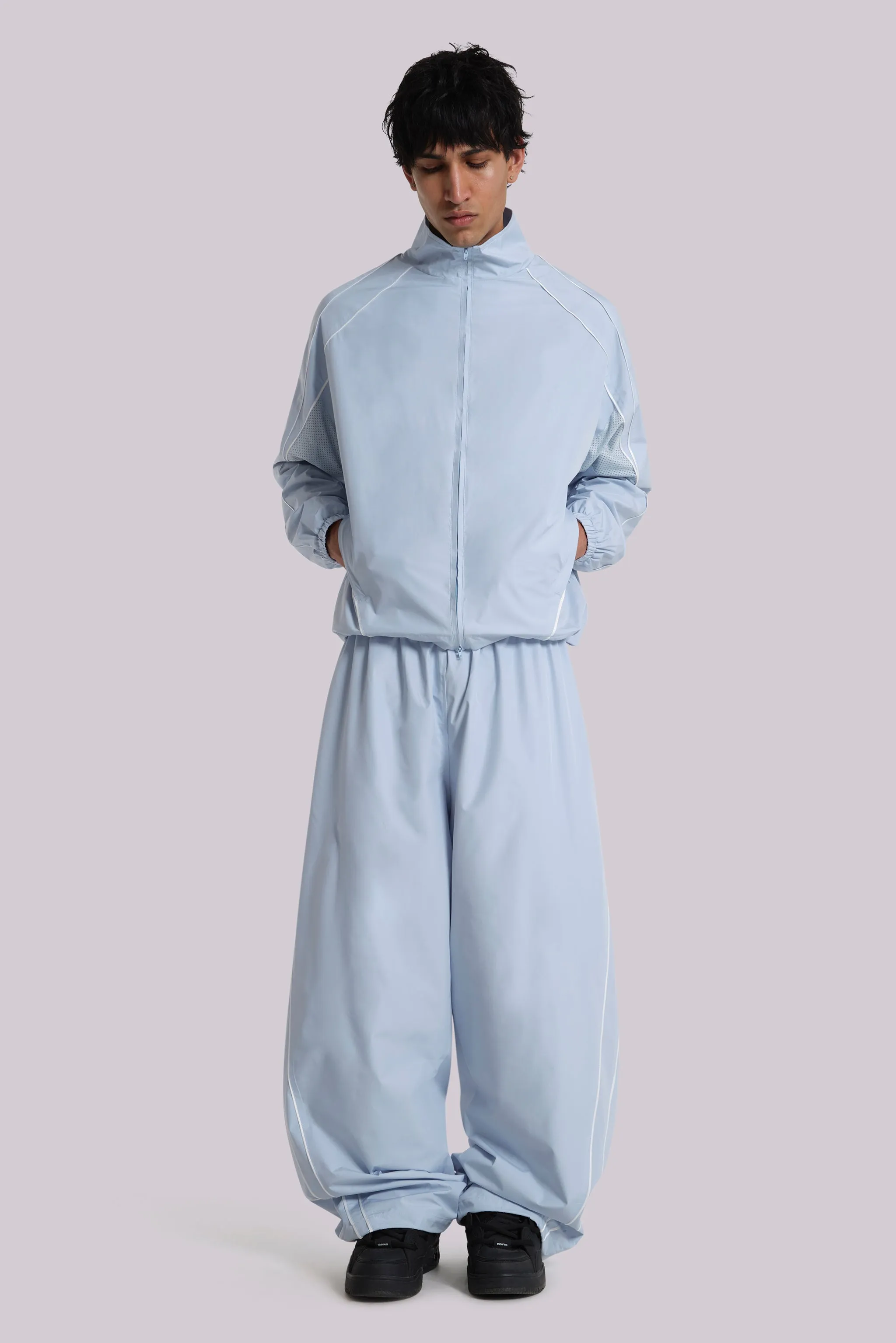 Blue Vapor Tracksuit Bottoms sold by Jaded London product image thumbnail 2