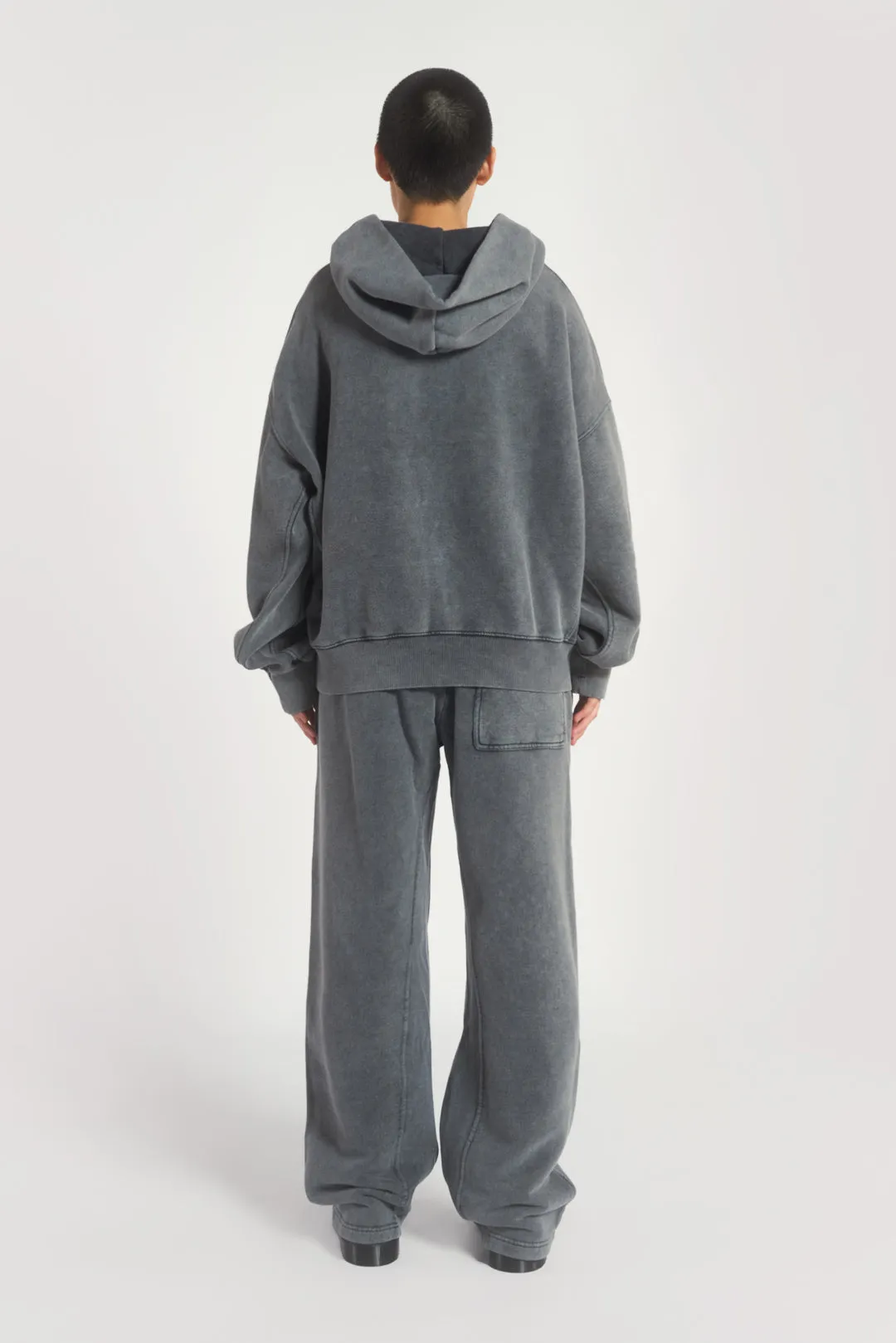 NTRLS Chrome Grey Oversized Hoodie sold by Jaded London product image thumbnail 5