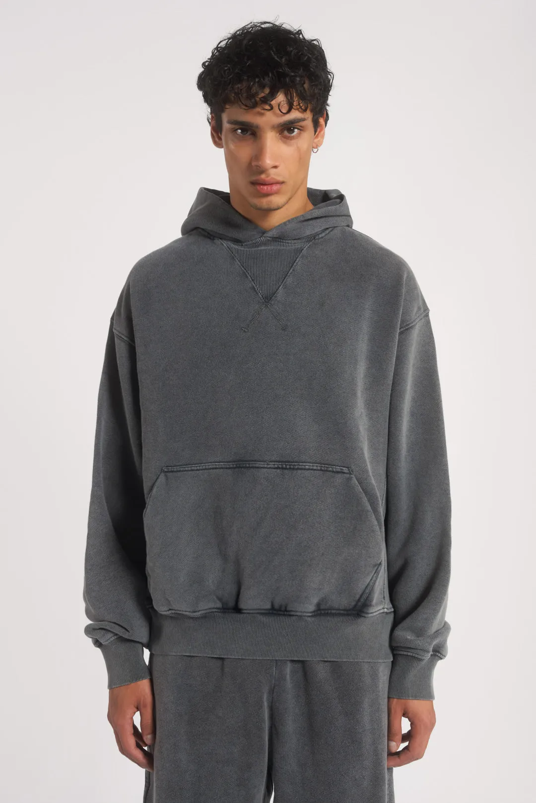 NTRLS Chrome Grey Oversized Hoodie sold by Jaded London product image thumbnail 3
