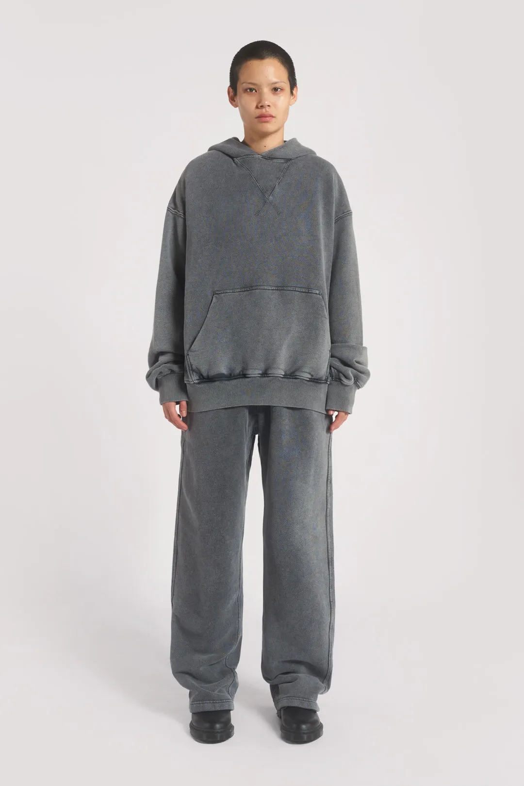 NTRLS Chrome Grey Oversized Hoodie sold by Jaded London product image thumbnail 4