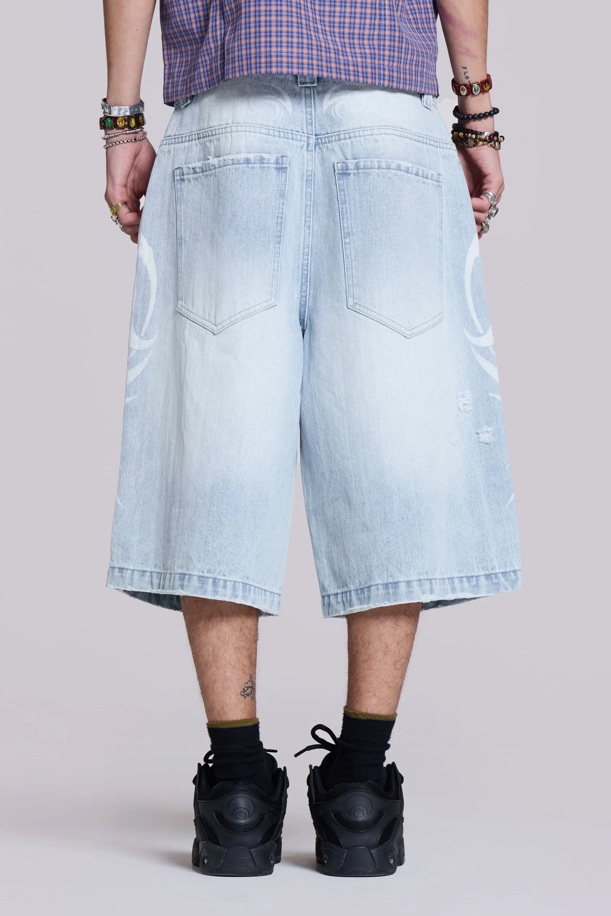 Bleach Blade Colossus Jorts sold by Jaded London product image thumbnail 4