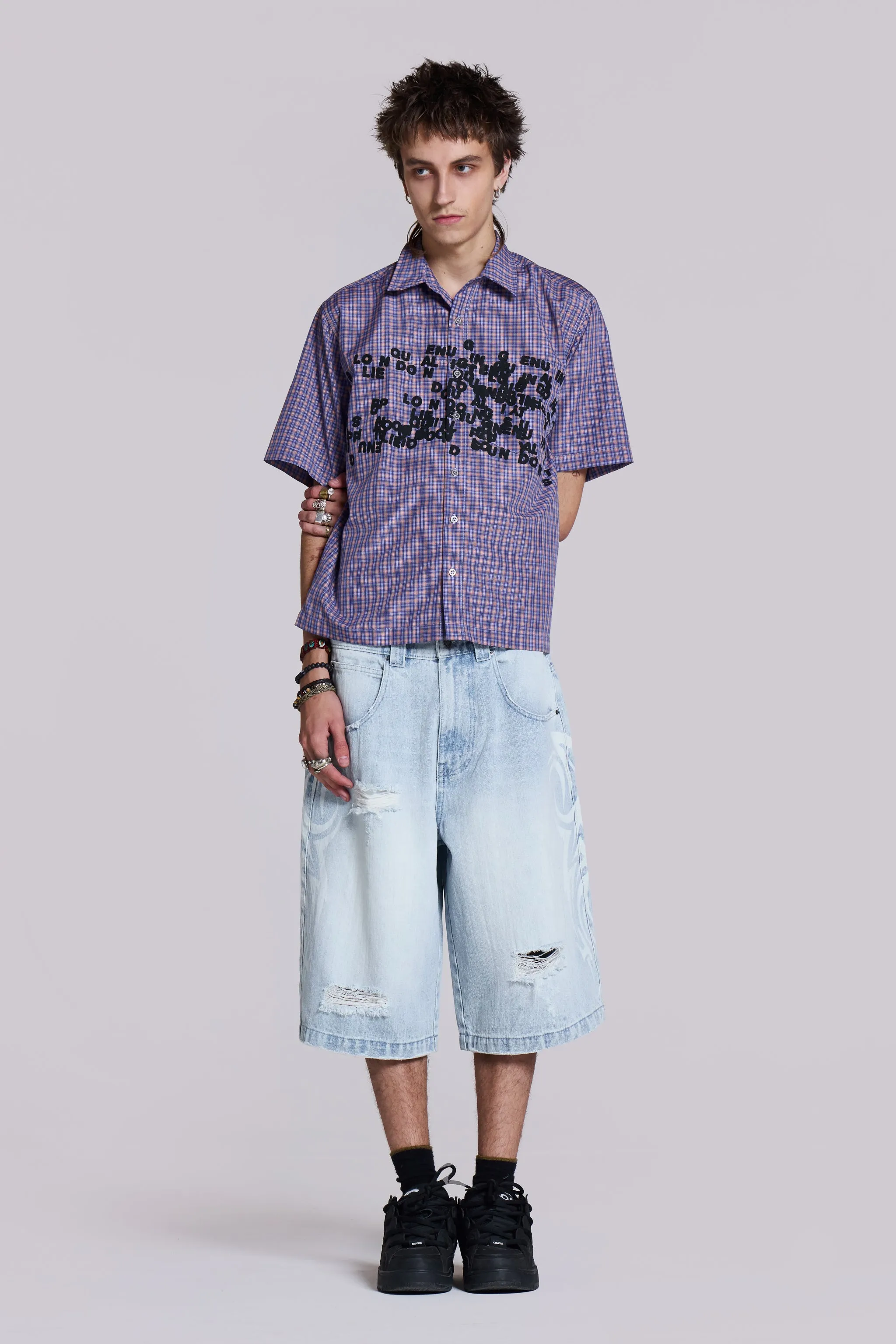 Bleach Blade Colossus Jorts sold by Jaded London product image thumbnail 2