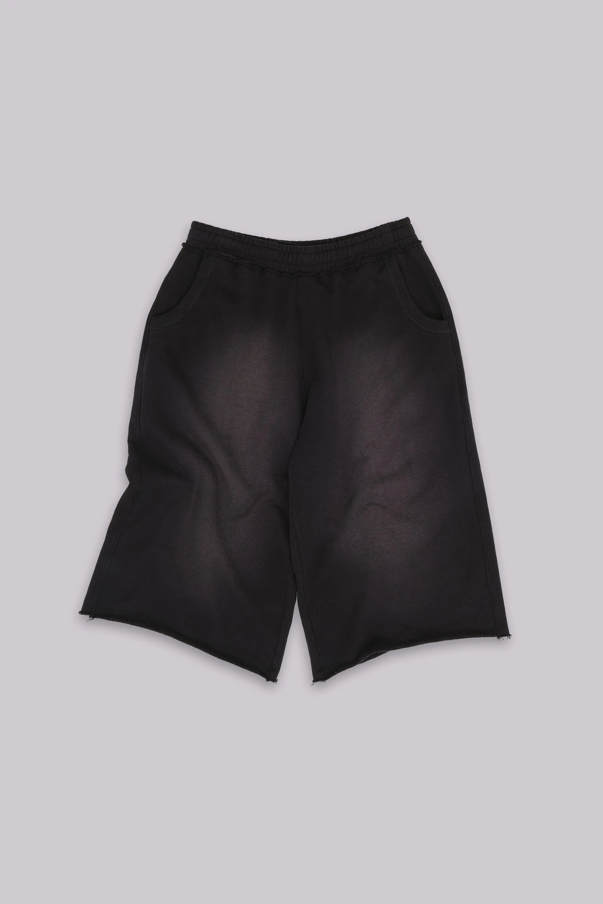Monster 3/4 Washed Black Shorts sold by Jaded London product image thumbnail 2