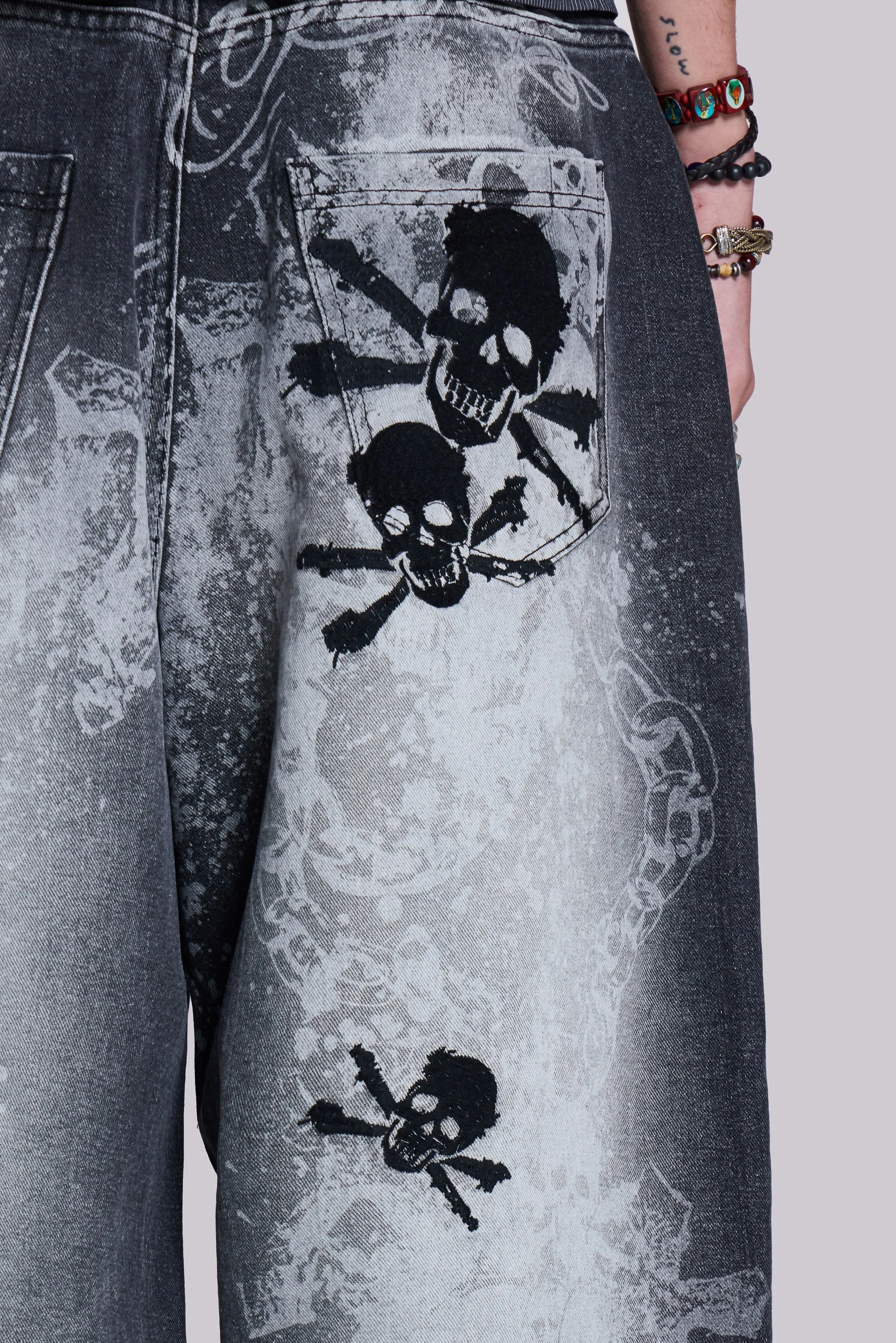 Scattered XL Colossus Jeans sold by Jaded London product image thumbnail 5