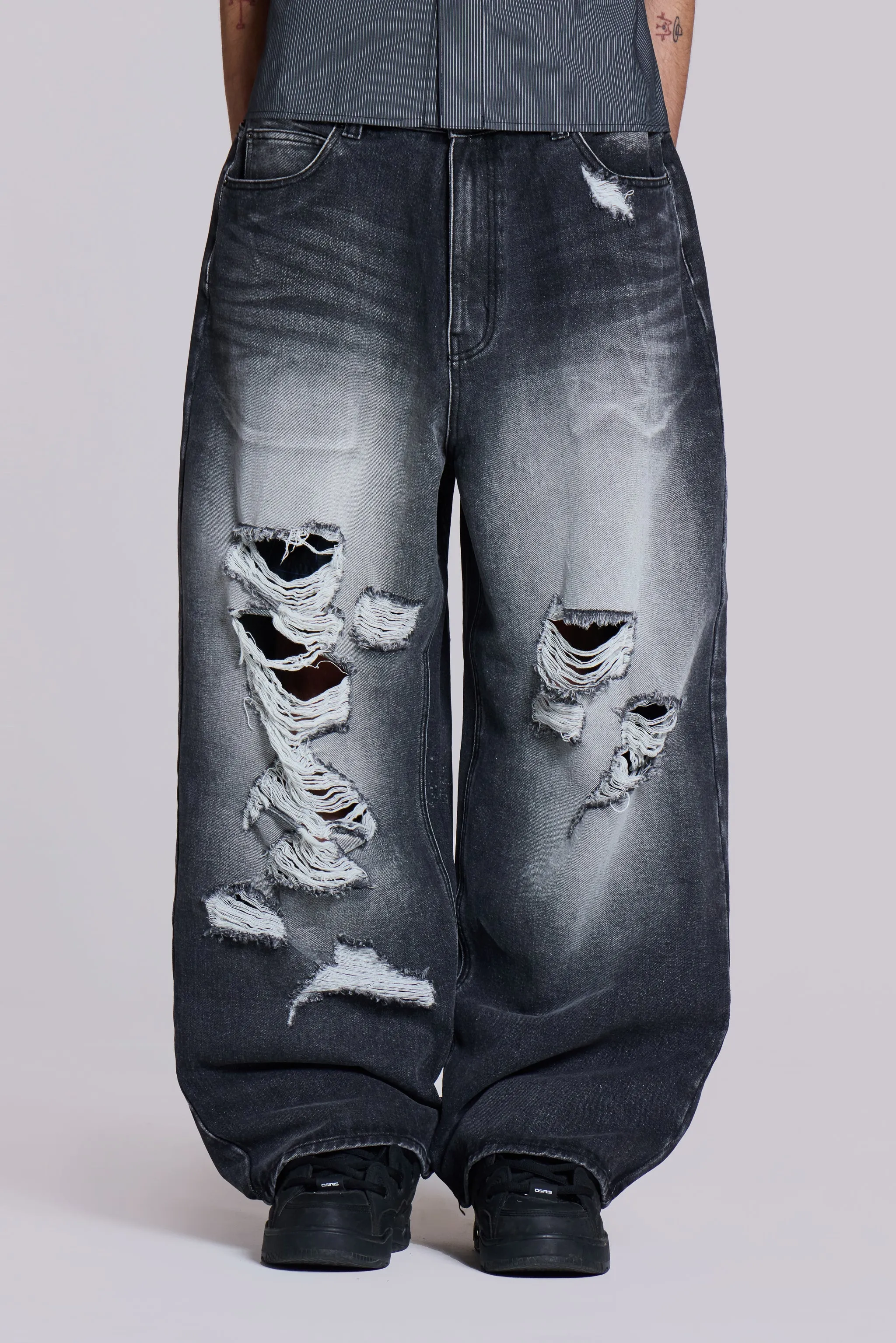 Scattered XL Colossus Jeans sold by Jaded London
