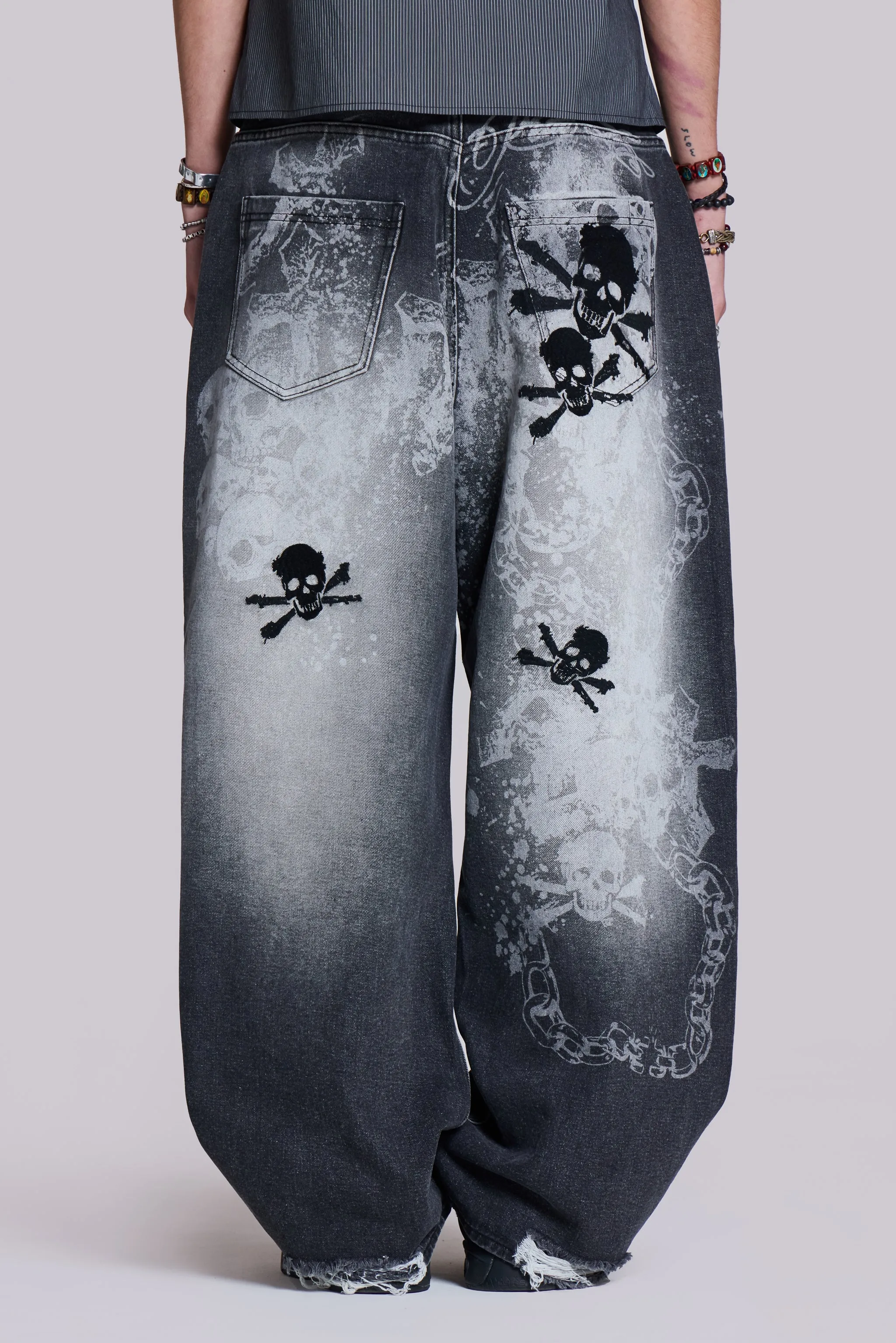 Scattered XL Colossus Jeans sold by Jaded London product image thumbnail 4