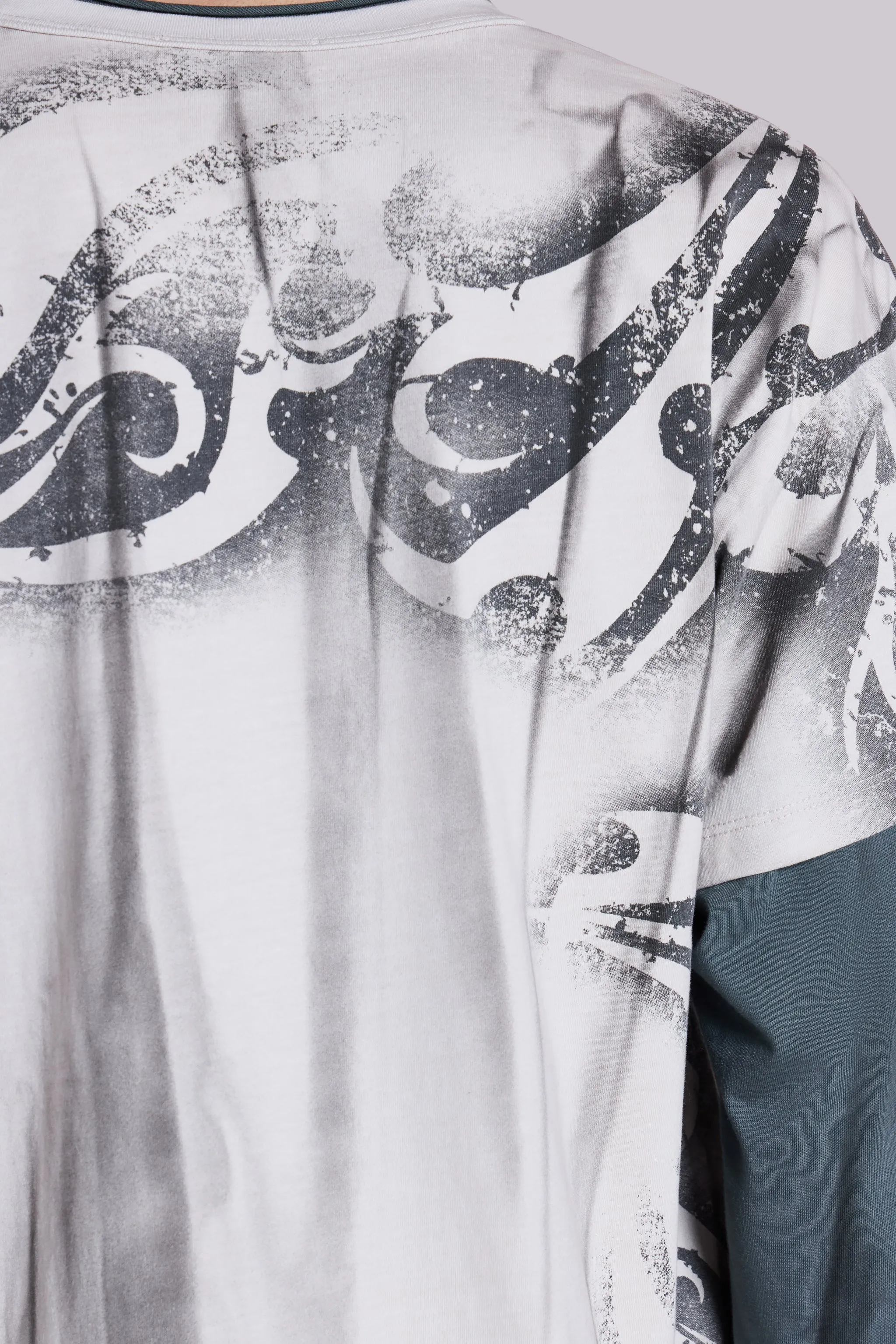 Waves Double Layer Long-sleeve Top sold by Jaded London product image thumbnail 5