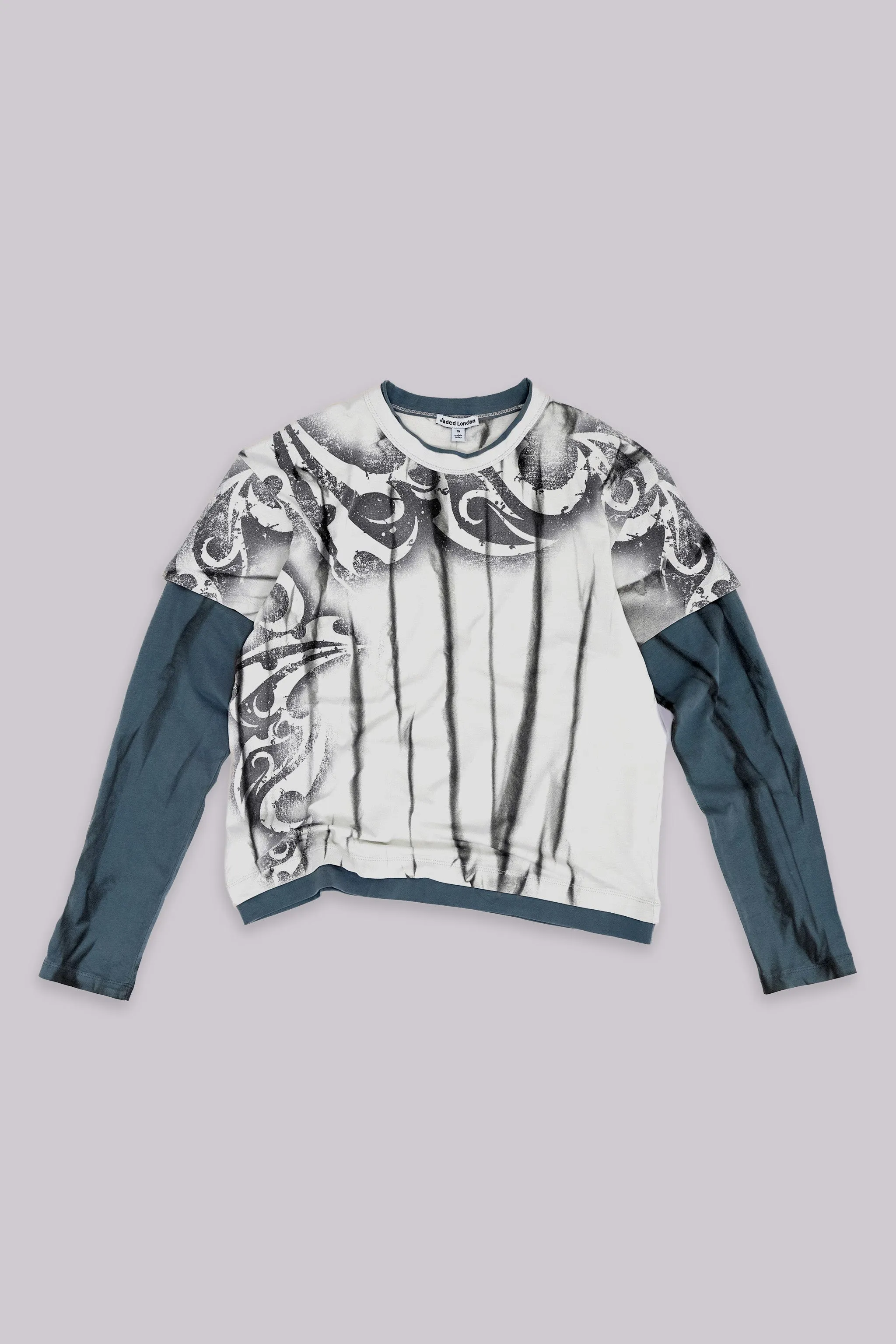 Waves Double Layer Long-sleeve Top sold by Jaded London product image thumbnail 2